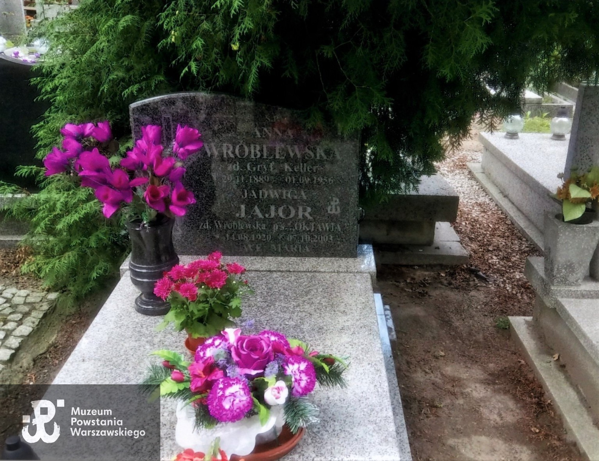 Cmentarz Grabiszyński we Wrocławiu, kwatera (pole)  19, rząd 9,  grób 292.  Fot. ze zbiorów rodzinnych