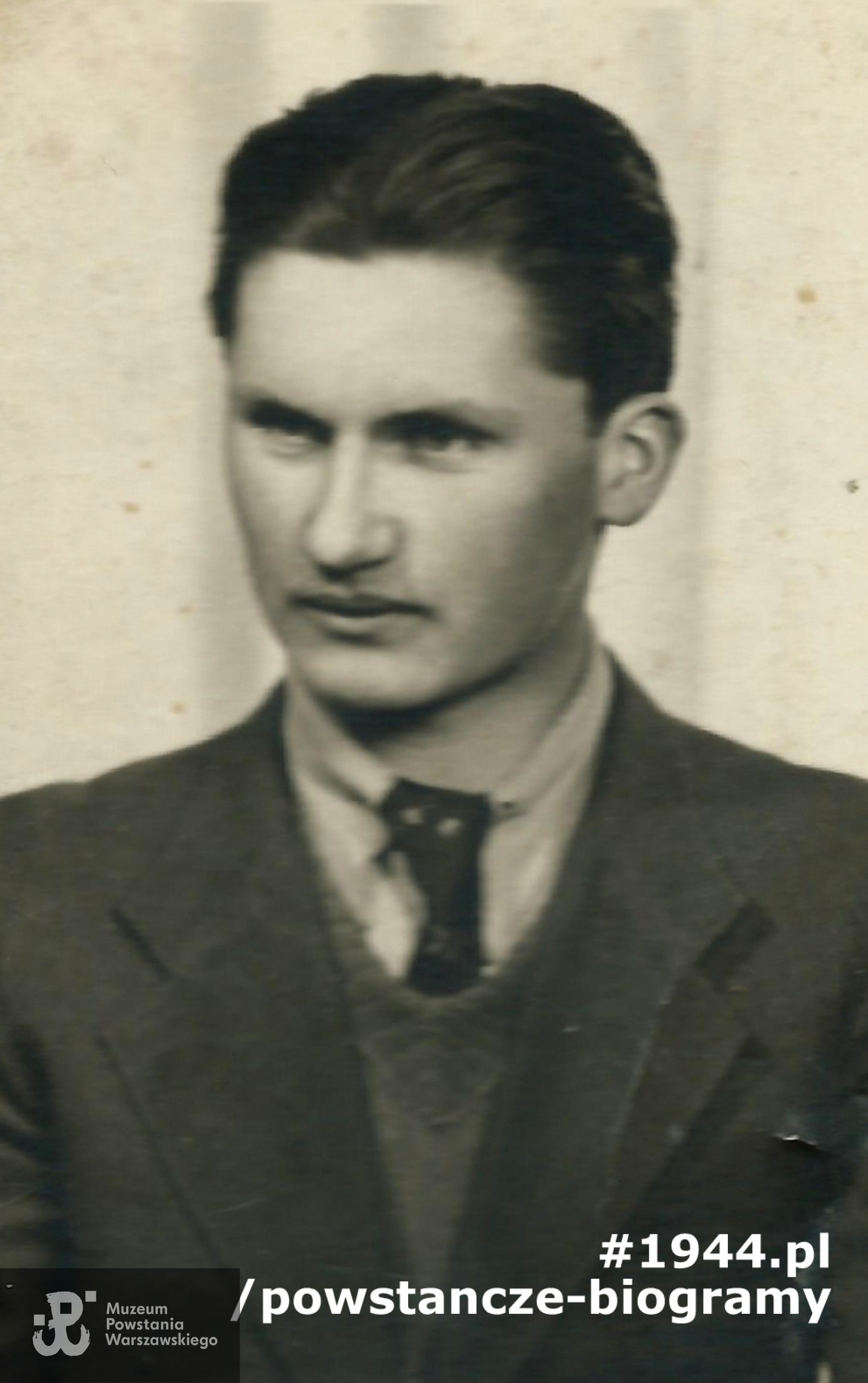 Stefan Kazimierz Kubaj  ps. "Stefan" (1926-1944). Fot. z archiwum rodzinnego
