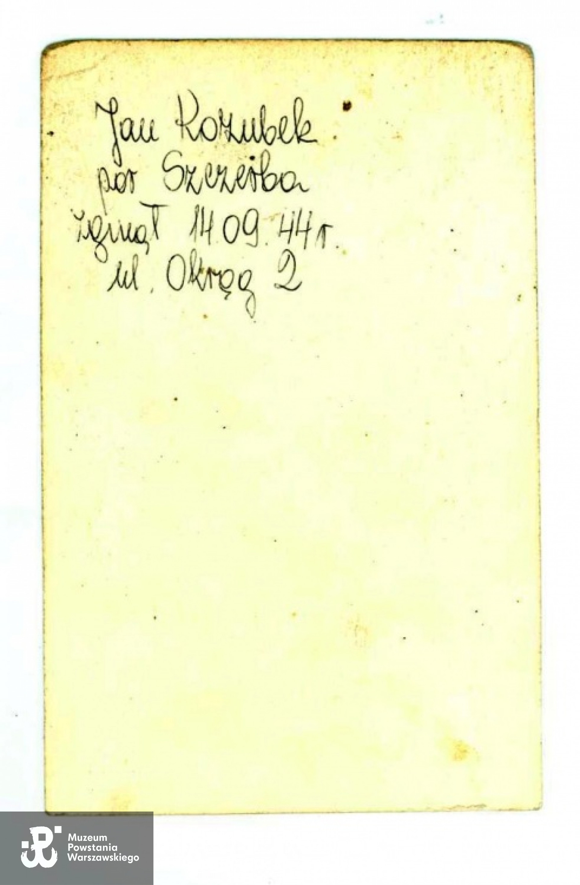 Rewers. ze zbiorów Urszuli Katarzyńskiej-Ballner / MPW