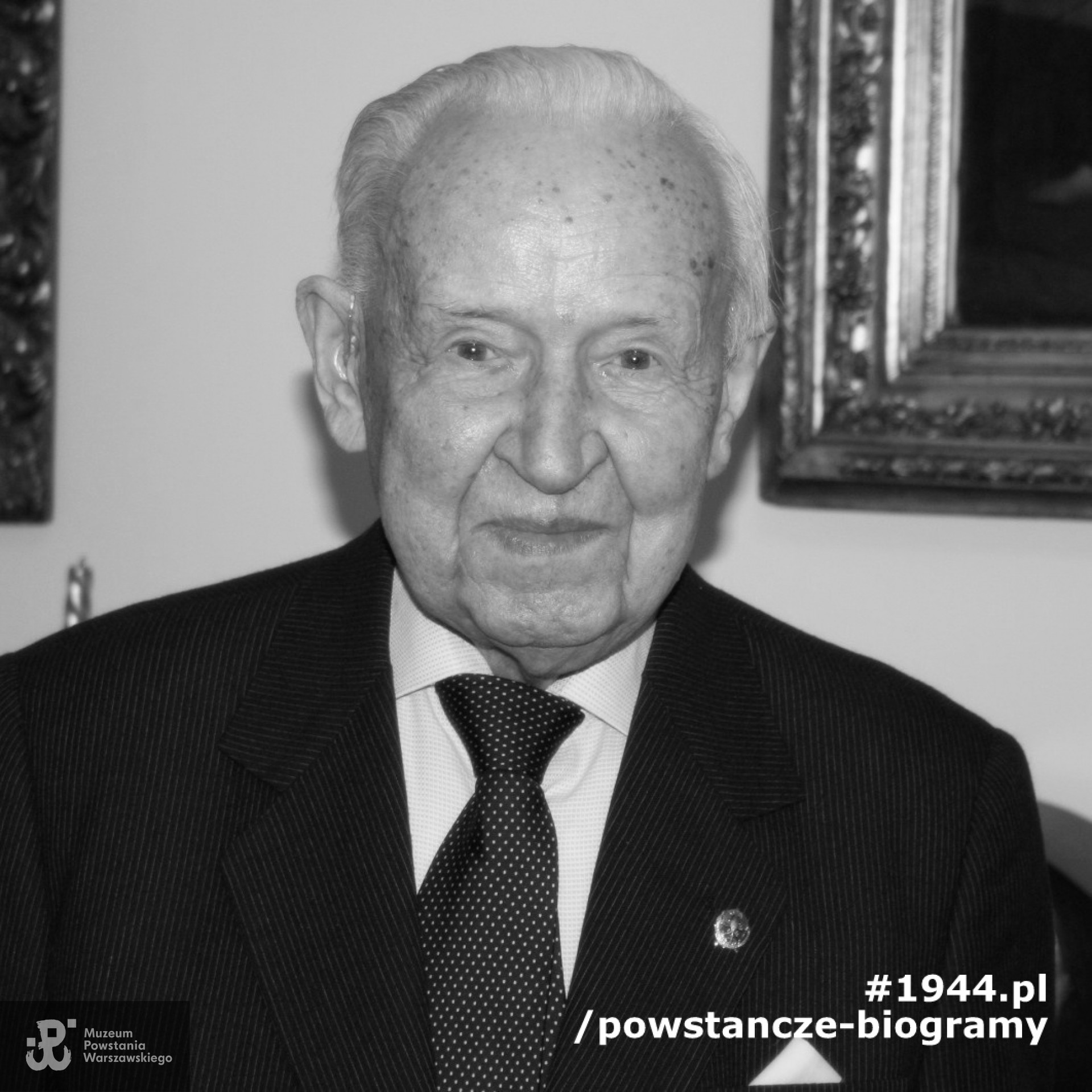 Edward Mikołaj Klimczuk "Komeński" (1913-2007). Fot. udostępnione przez p. Macieja Gołębiewskiego