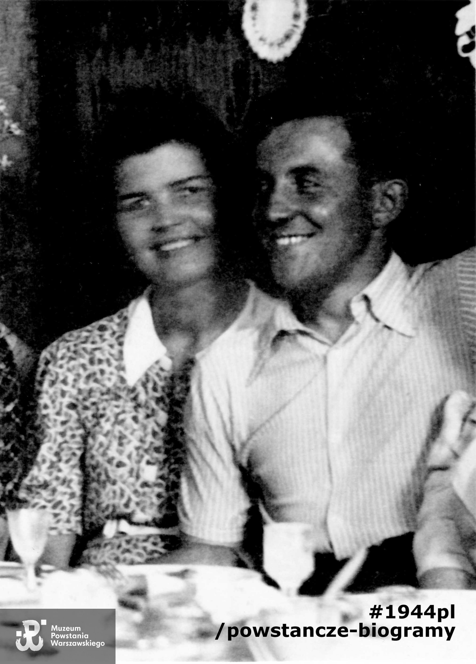 Irena i Władysław Ozimek.  Ze zbiorów  p. Andrzeja Ozimka