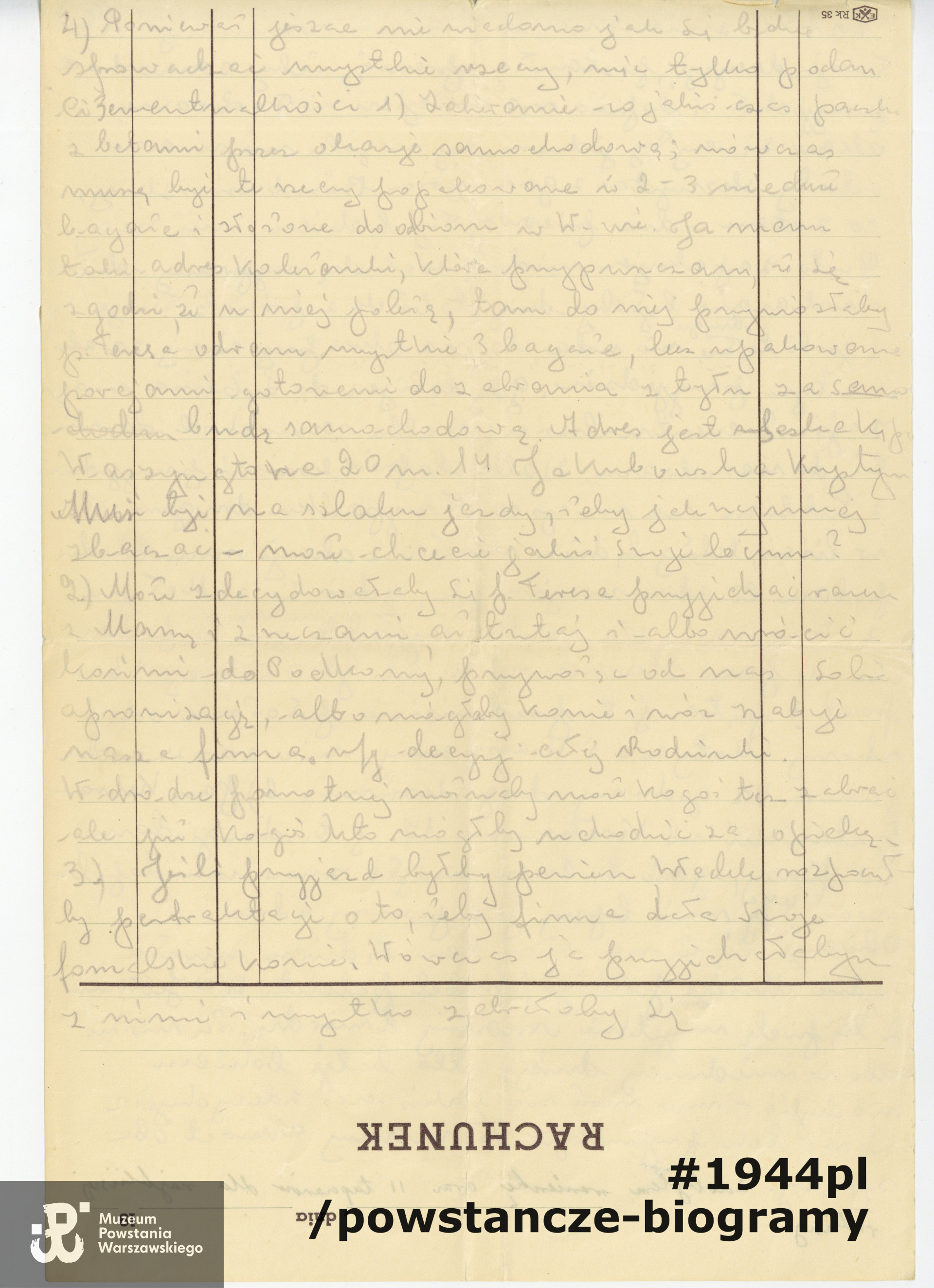 Z archiwum rodzinnego p. Michała Choynowskiego, syna.