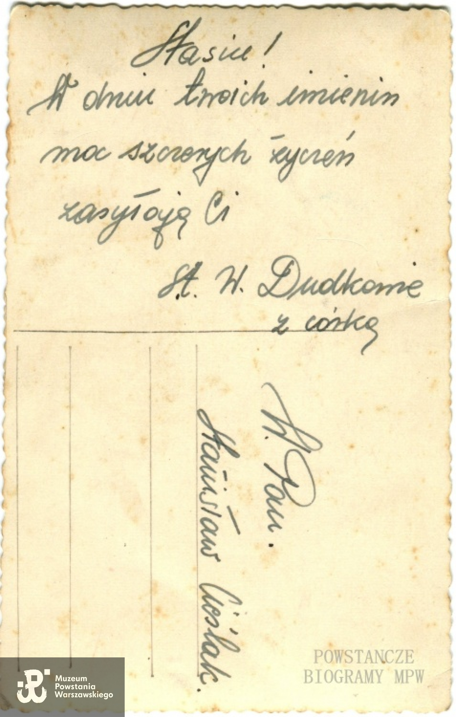 Fot. z archiwum rodzinnego Teresy Pętlak