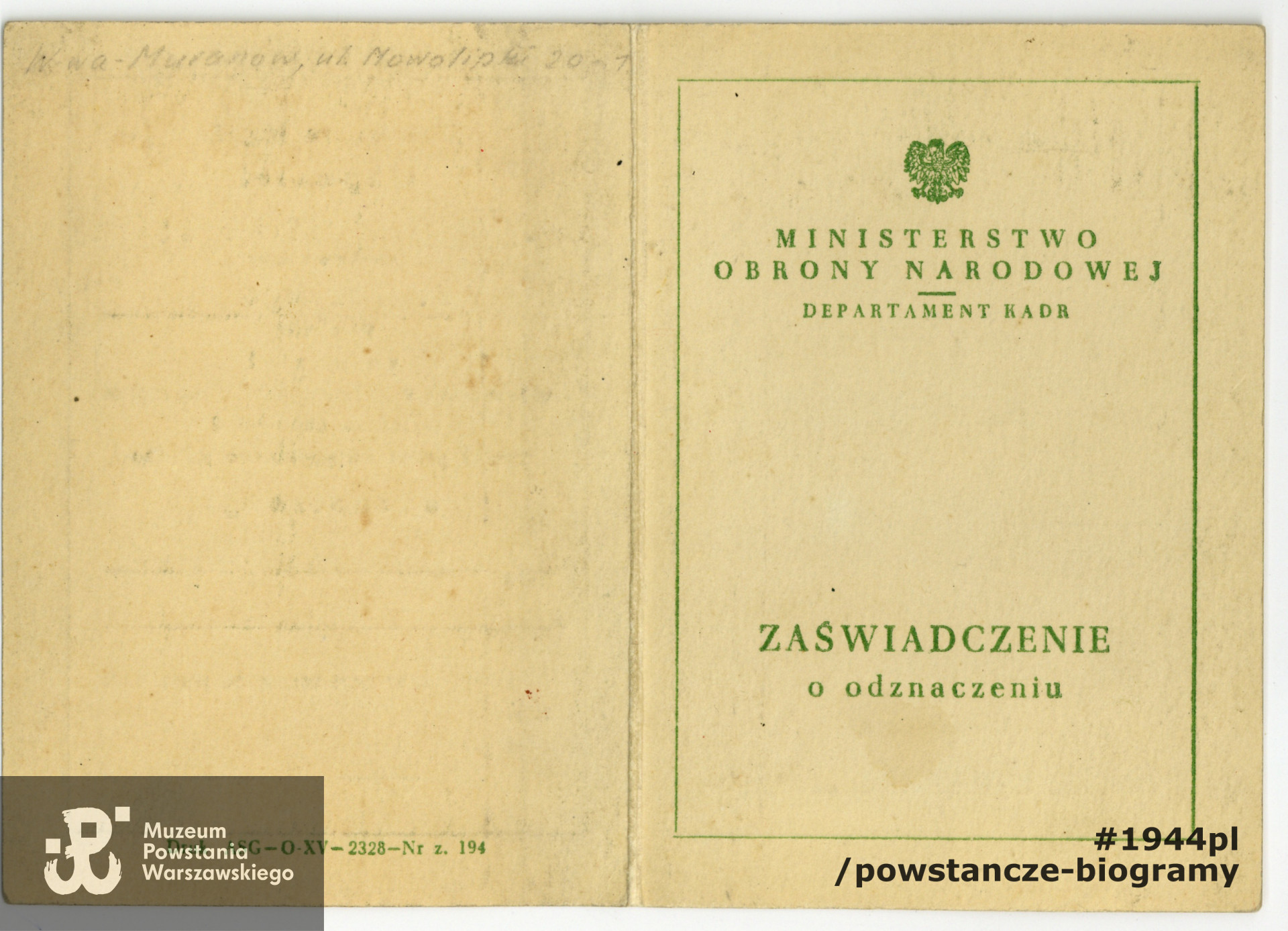 Z  archiwum rodzinnego p. Jolanty Stasiak z d. Kiersnowskiej