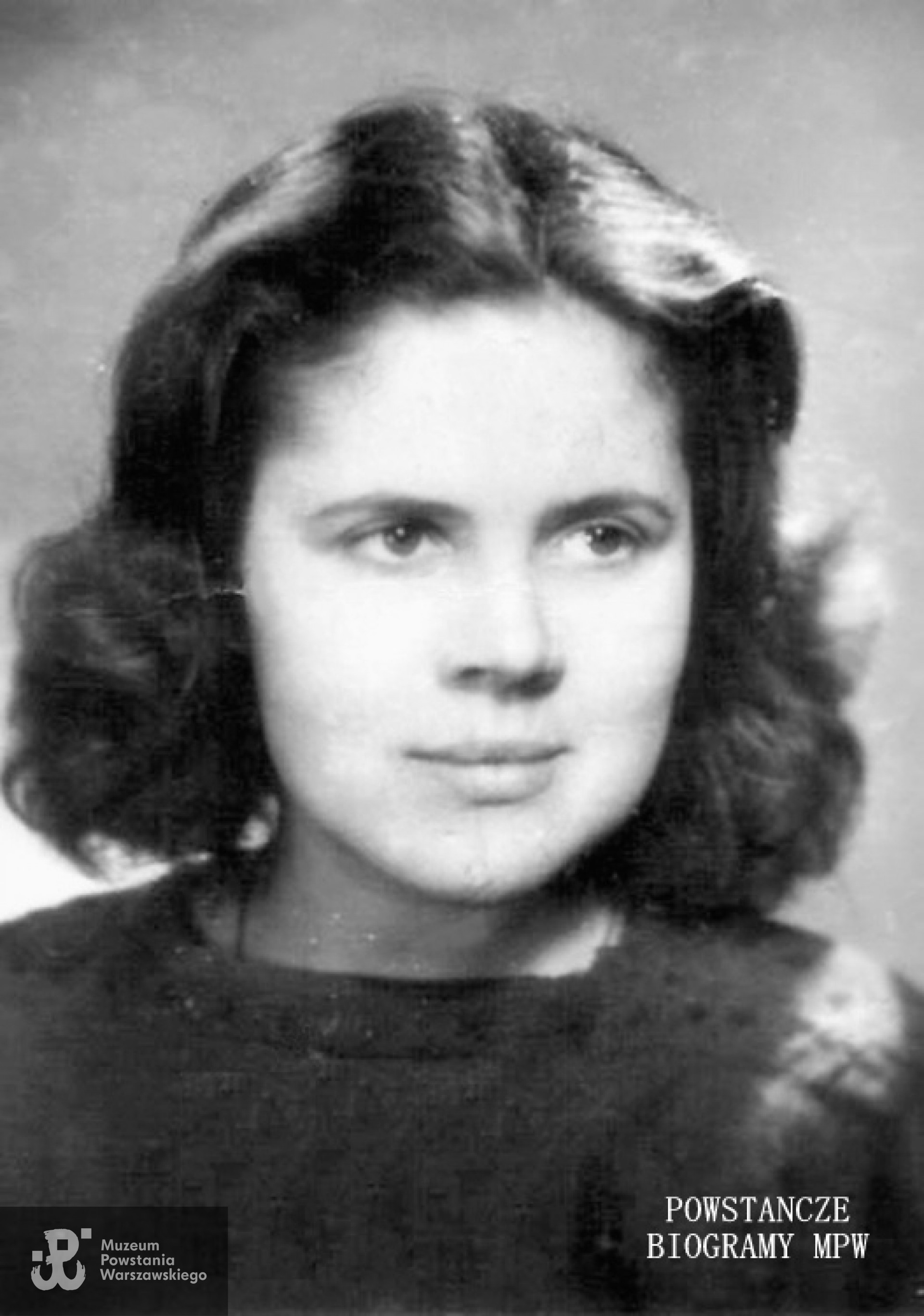 Irena Maria Adwentowska "Maria" (1922-1944). Fot. z archiwum rodzinnego Elżbiety Jalowskiej