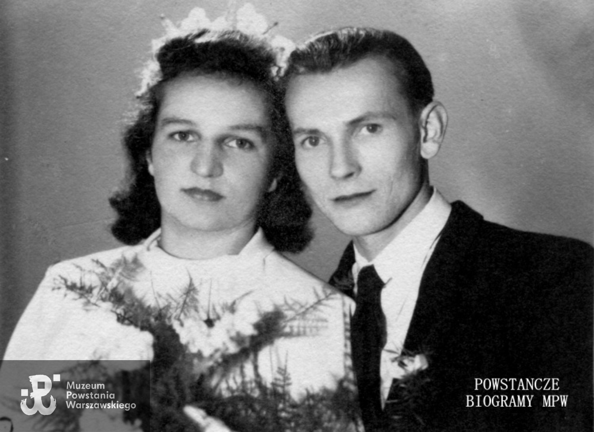 Zdjęcie ślubne. Z archiwum Stanisława Grzelińskiego