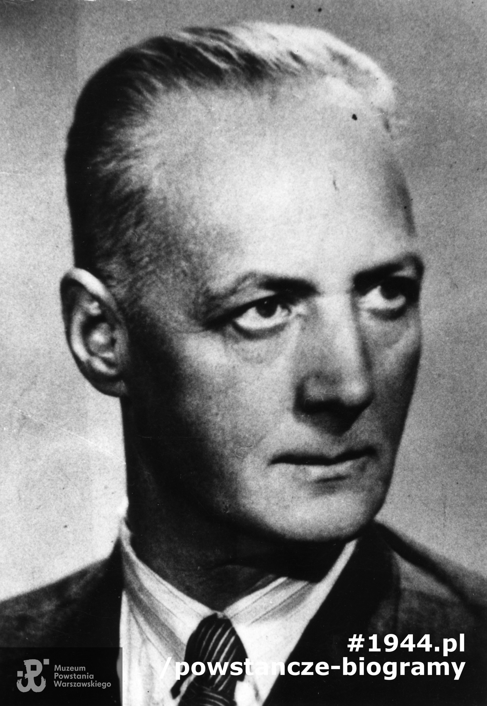 płk. Franciszek Niepokólczycki "Teodor" (1900-1974) Fot. portretowa ze zbiorów Muzeum Powstania Warszawskiego, sygn. MPW-IK/3131