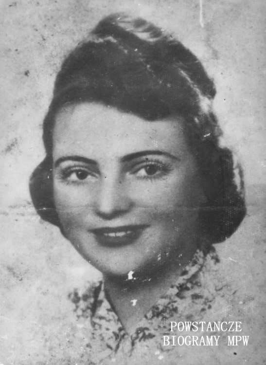 Halina Szner "Kalina" (1923-1944). Fot. z archiwum rodzinnego Andrzeja Piotrowskiego.