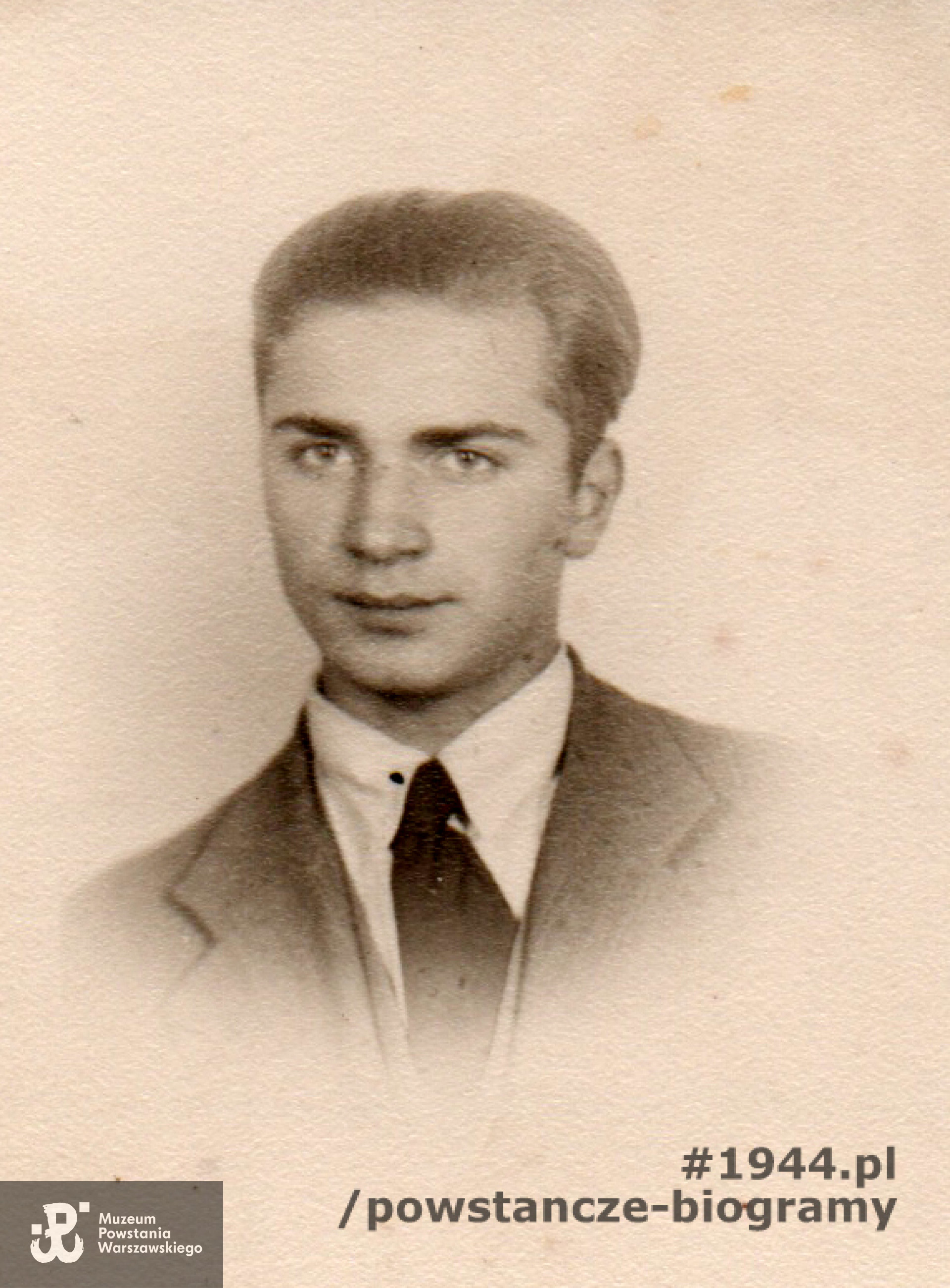 Zenon Antoni Kotyński (1925-1944). Fotografię udostępniła p. Weronika Figat 