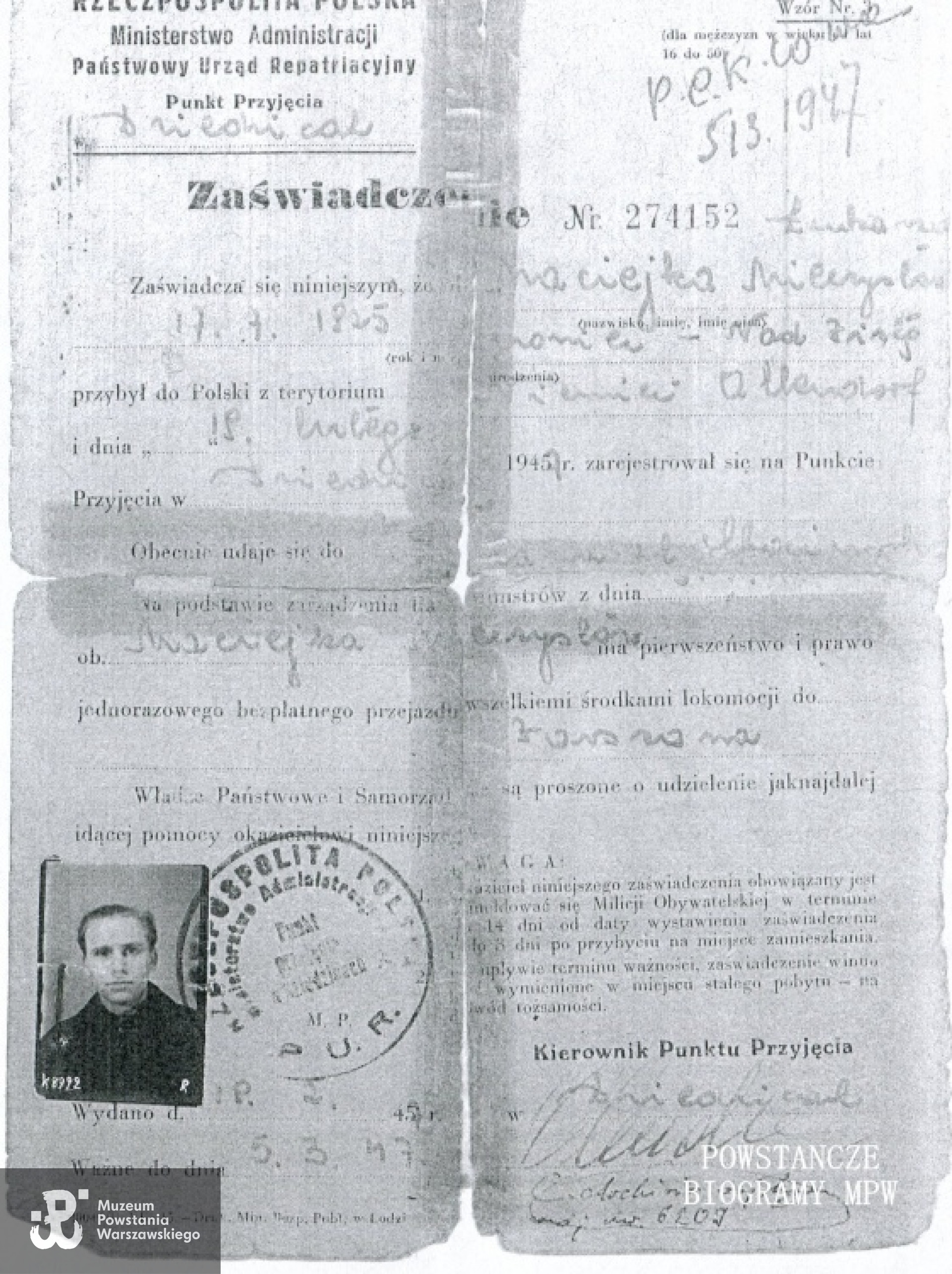 Z archiwum Mieczysława Maciejki