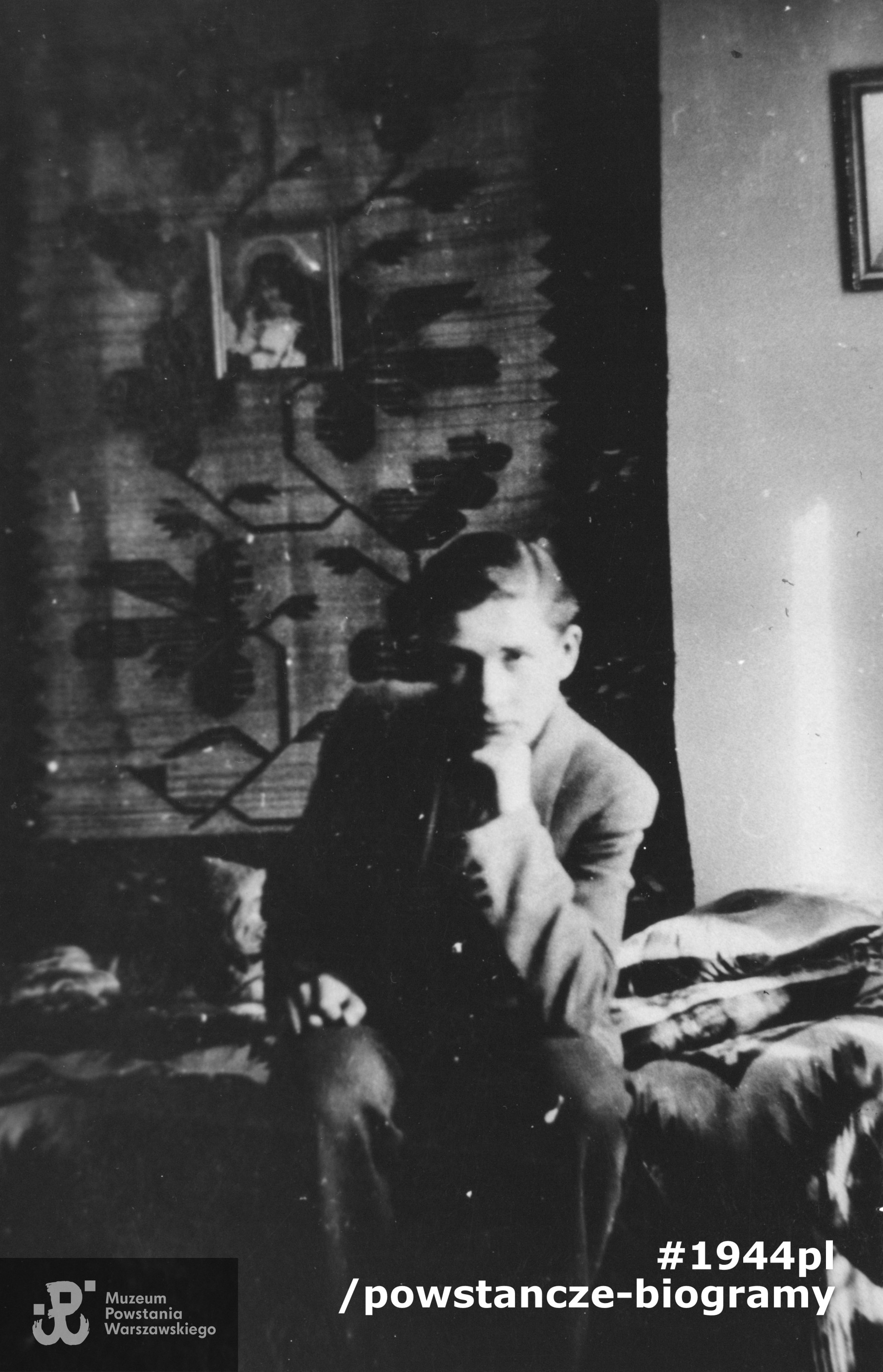 st. strz. Wiesław Skonieczko "Heniek" (1927-1944).  Fot. ze zbiorów Muzeum Powstania Warszawskiego, sygn. P/8649/16