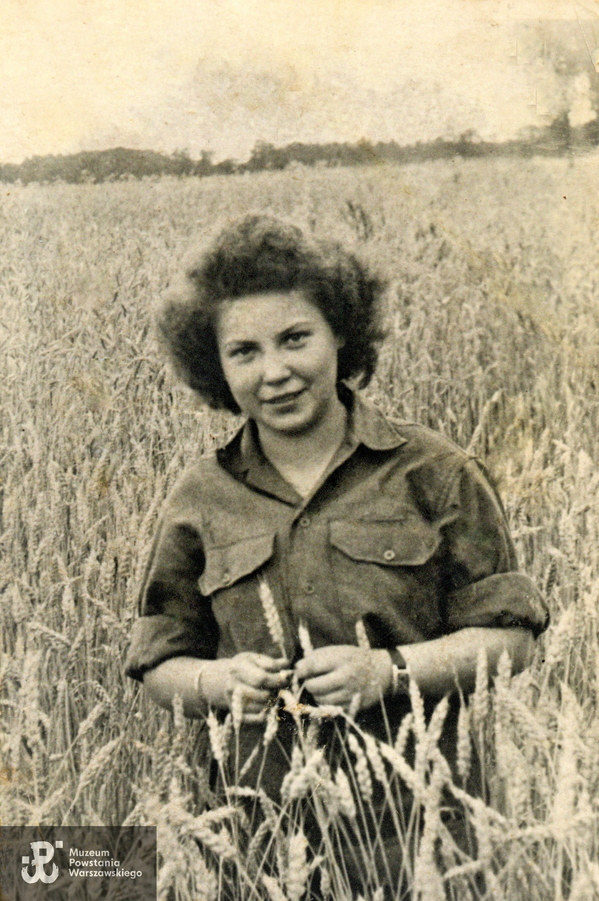 Halina Irena Jędrzejewska - Oberlangen. Ze zbiorów Muzeum Powstania Warszawskiego, sygn. P/9646, dar p. Haliny Jędrzejewskiej - Chodzickiej