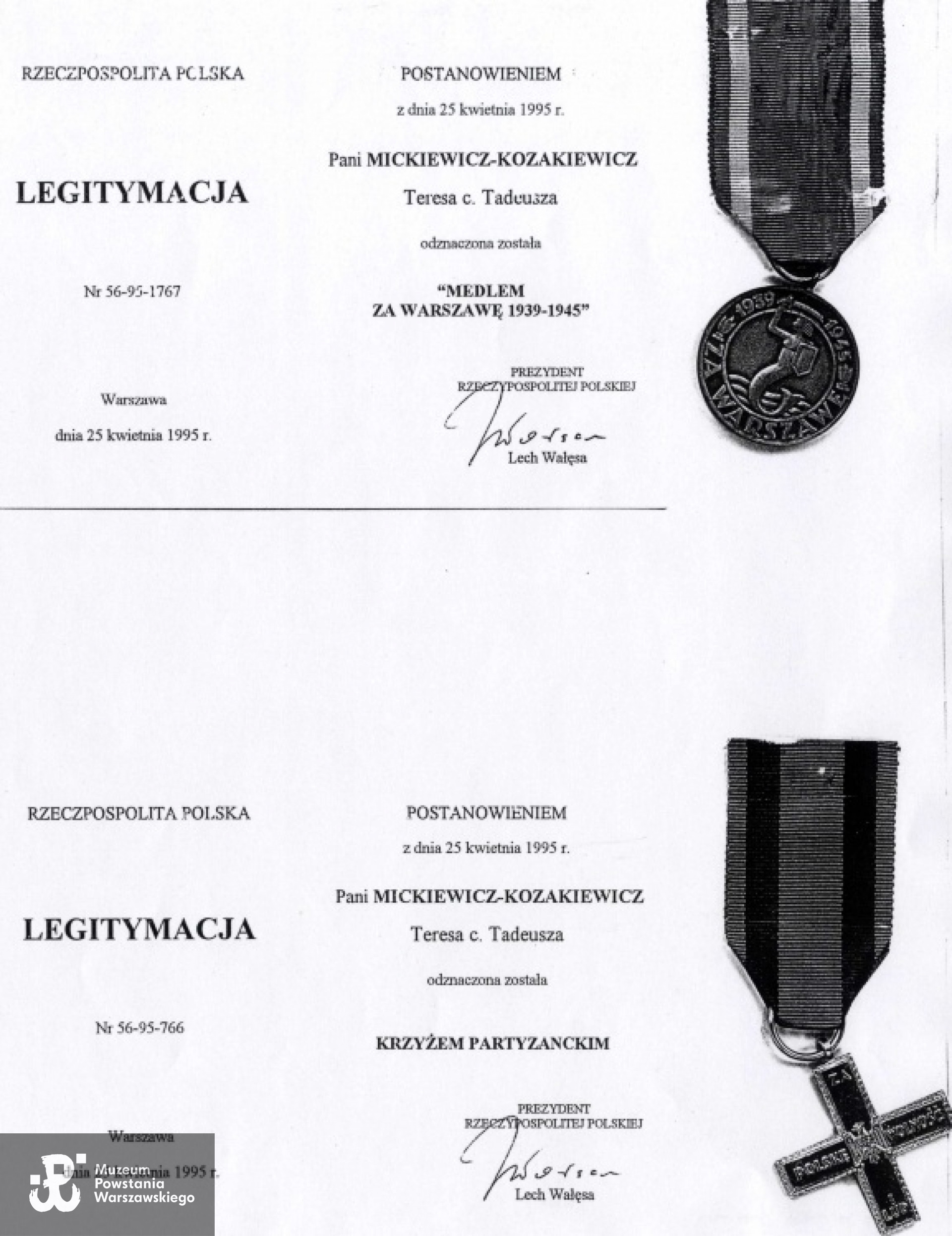 Z archiwum Teresy Mickiewicz - Kozakiewicz