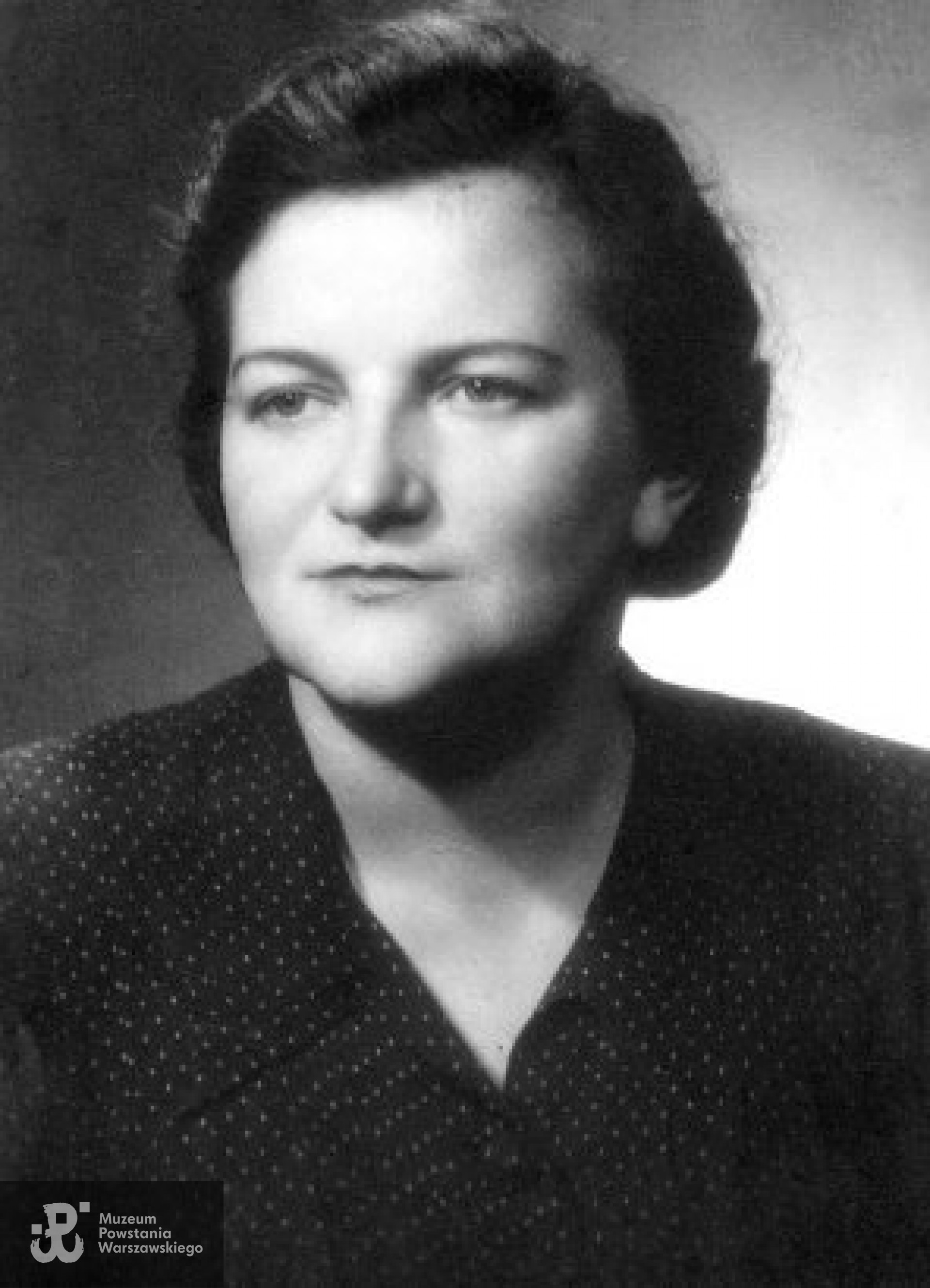 Dr Anna Sipowicz-Gościcka, 1949 r. Fot. z Archiwum Muzeum Więzienia Pawiak