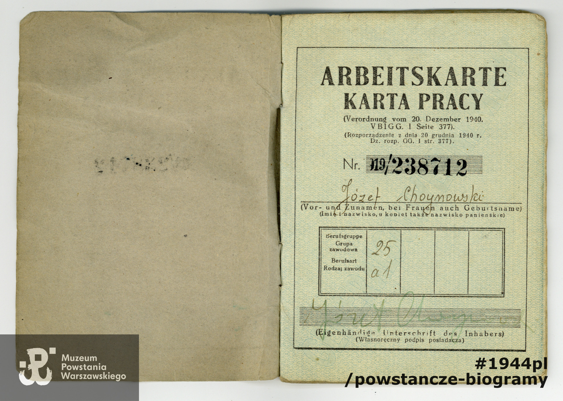 Z archiwum rodzinnego p. Michała Choynowskiego, syna.