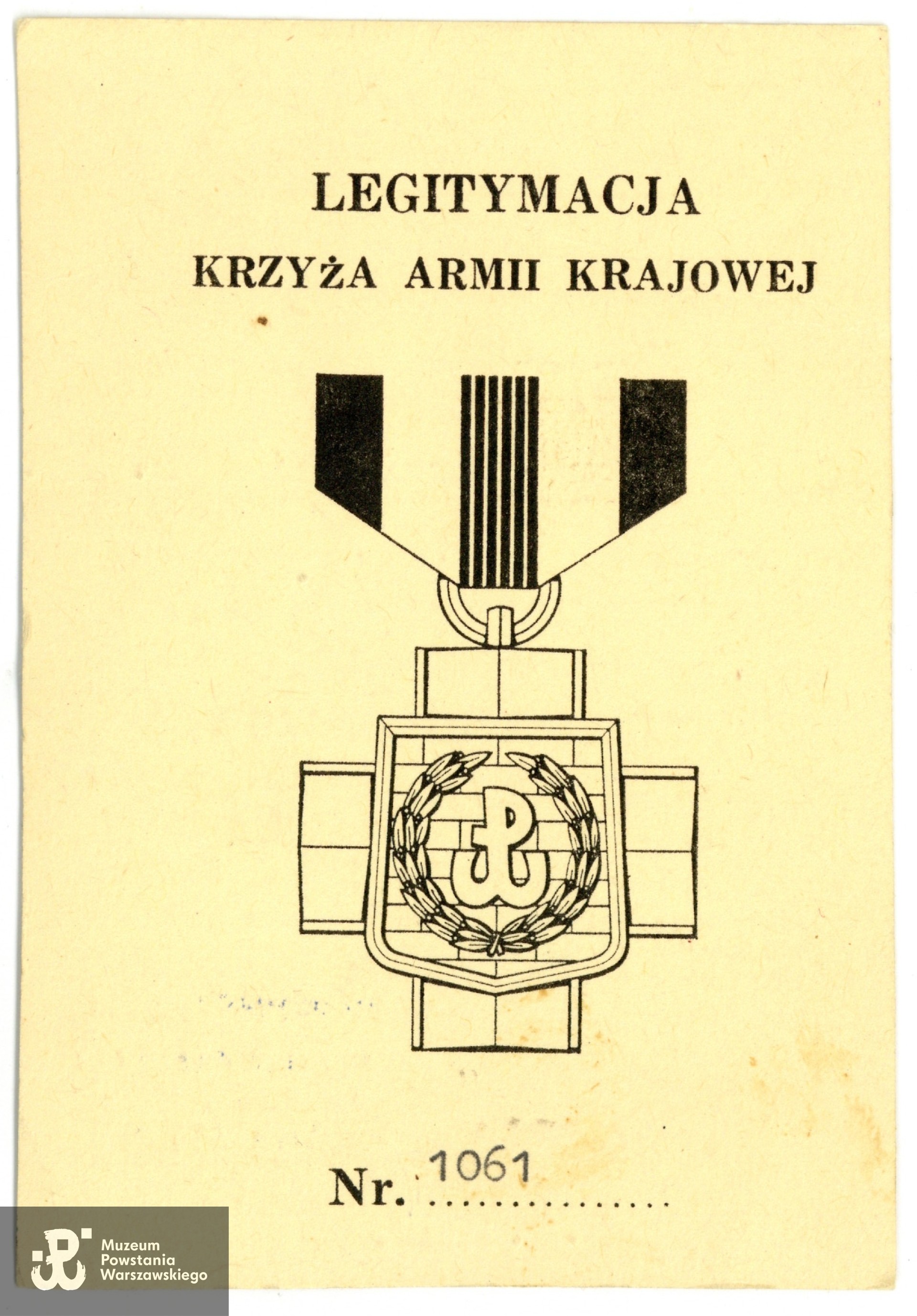 Ze zbiorów rodzinnych p. Ireneusza Dobrowolskiego, syna Powstańca