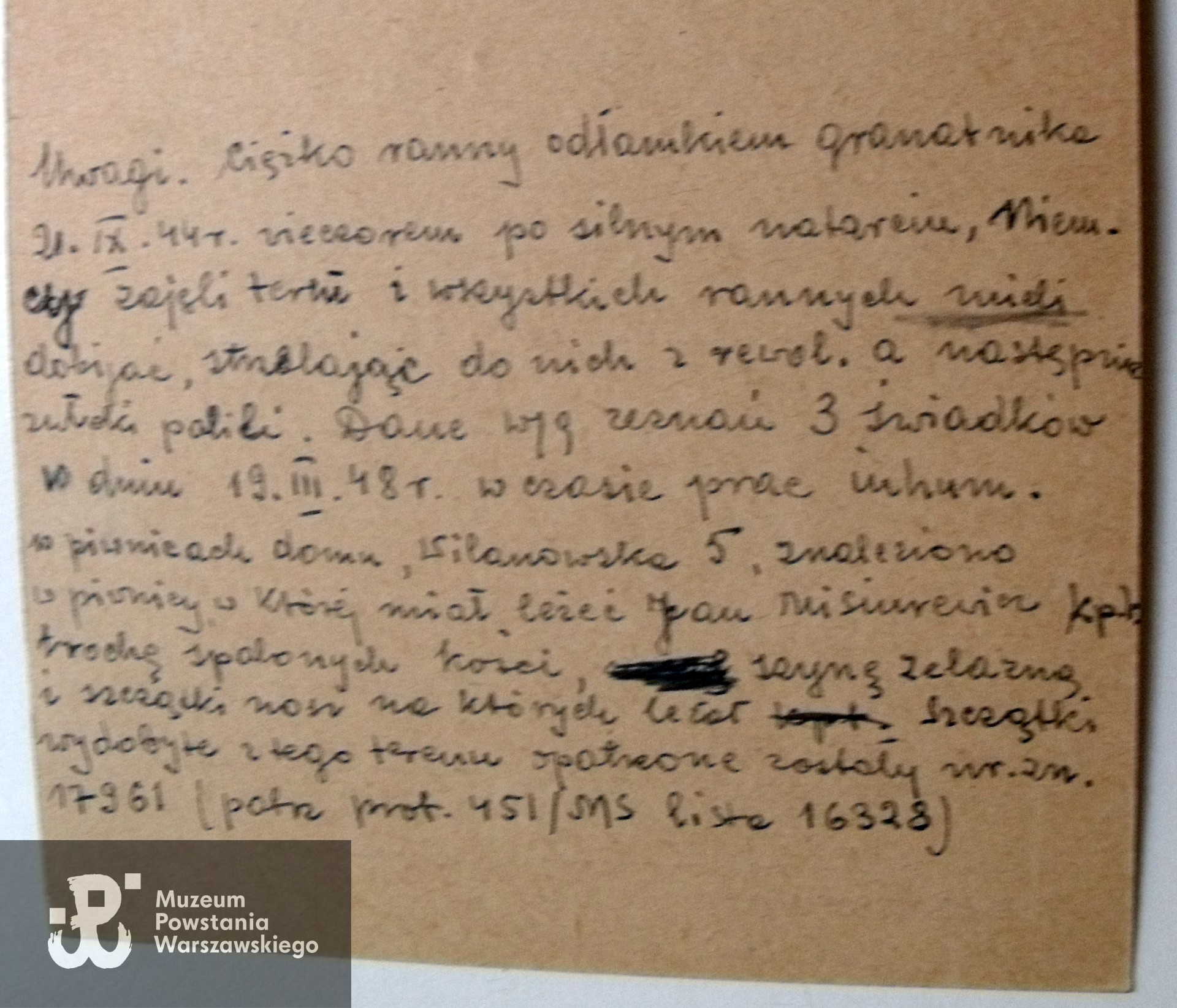 Polski Czerwony Krzyż - kartoteka