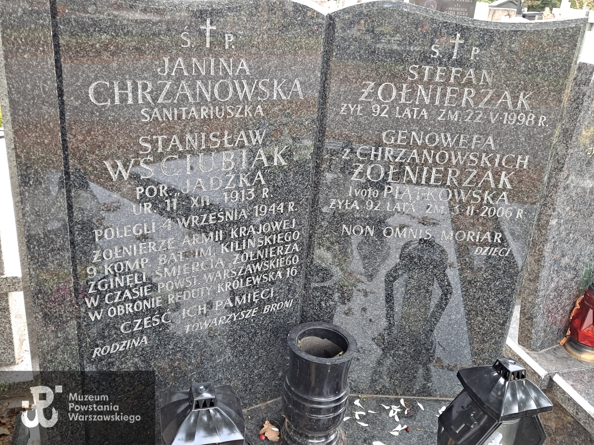 Cmentarz Bródnowski w Warszawie, kwatera 46-C-I-14, źr. Muzeum Powstania Warszawskiego/Baza Grobów Powstańczych
