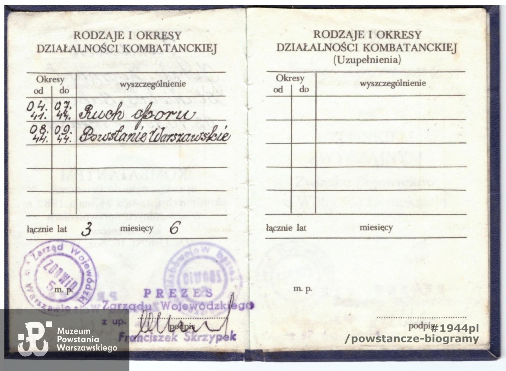 Skany dokumentów ze zbiorów rodzinnych,  udostępniła p. Paola Colombo 