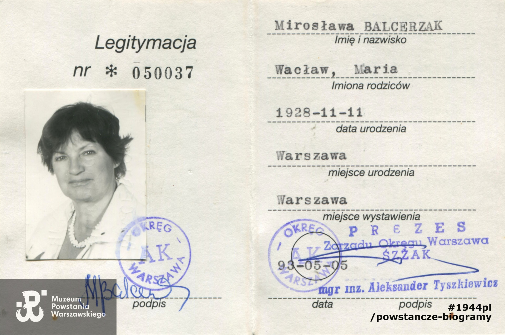 Źródło: Muzeum Powstania Warszawskiego/Pokój Kombatanta