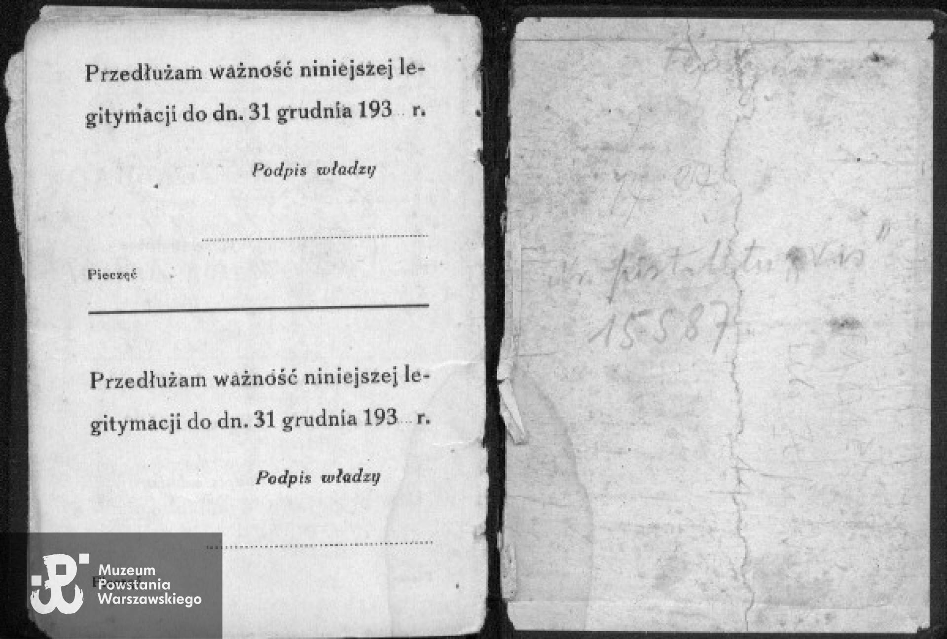 Legitymacja osobista por. Lucjana Giżyńskiego