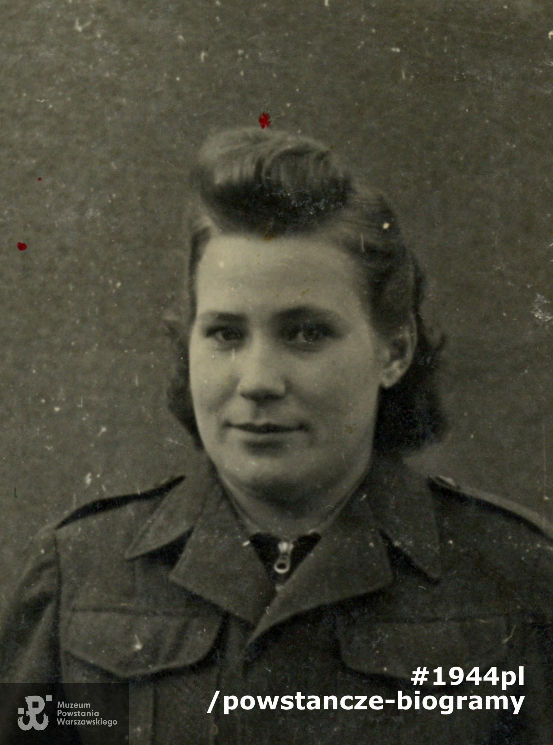 Helena Bareja po mężu Baranowska ps. "Puszkin" (1926-1982). Fot. ze zbiorów Muzeum Powstania Warszawskiego, P/9124/18, dar córki, p. Ewy Wróbel