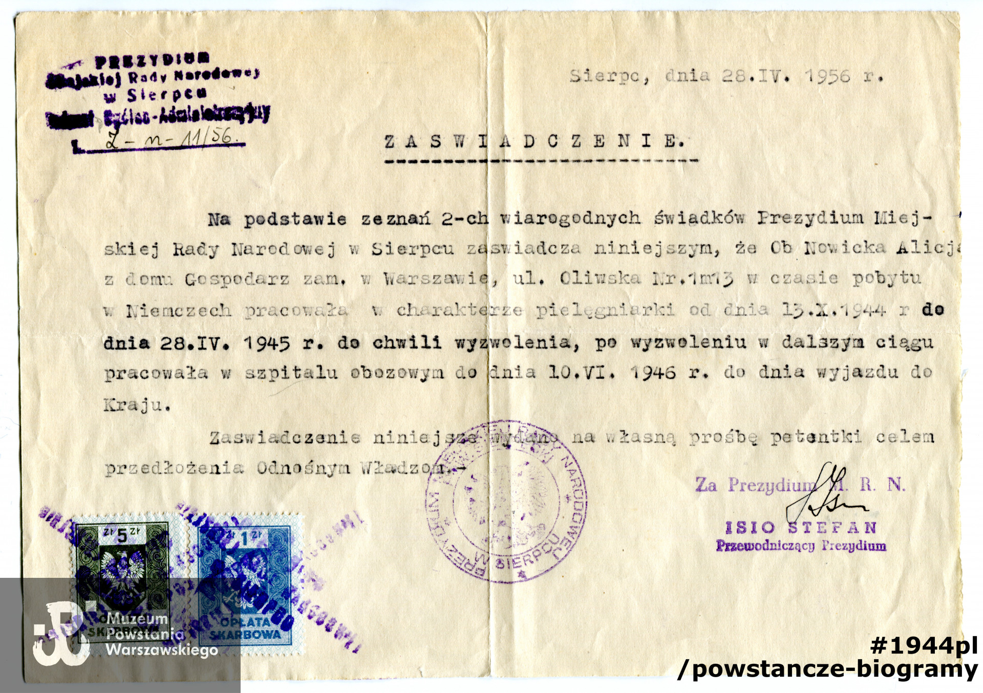 Zbiory Muzeum Powstania Warszawskiego sygnatura P/9152 