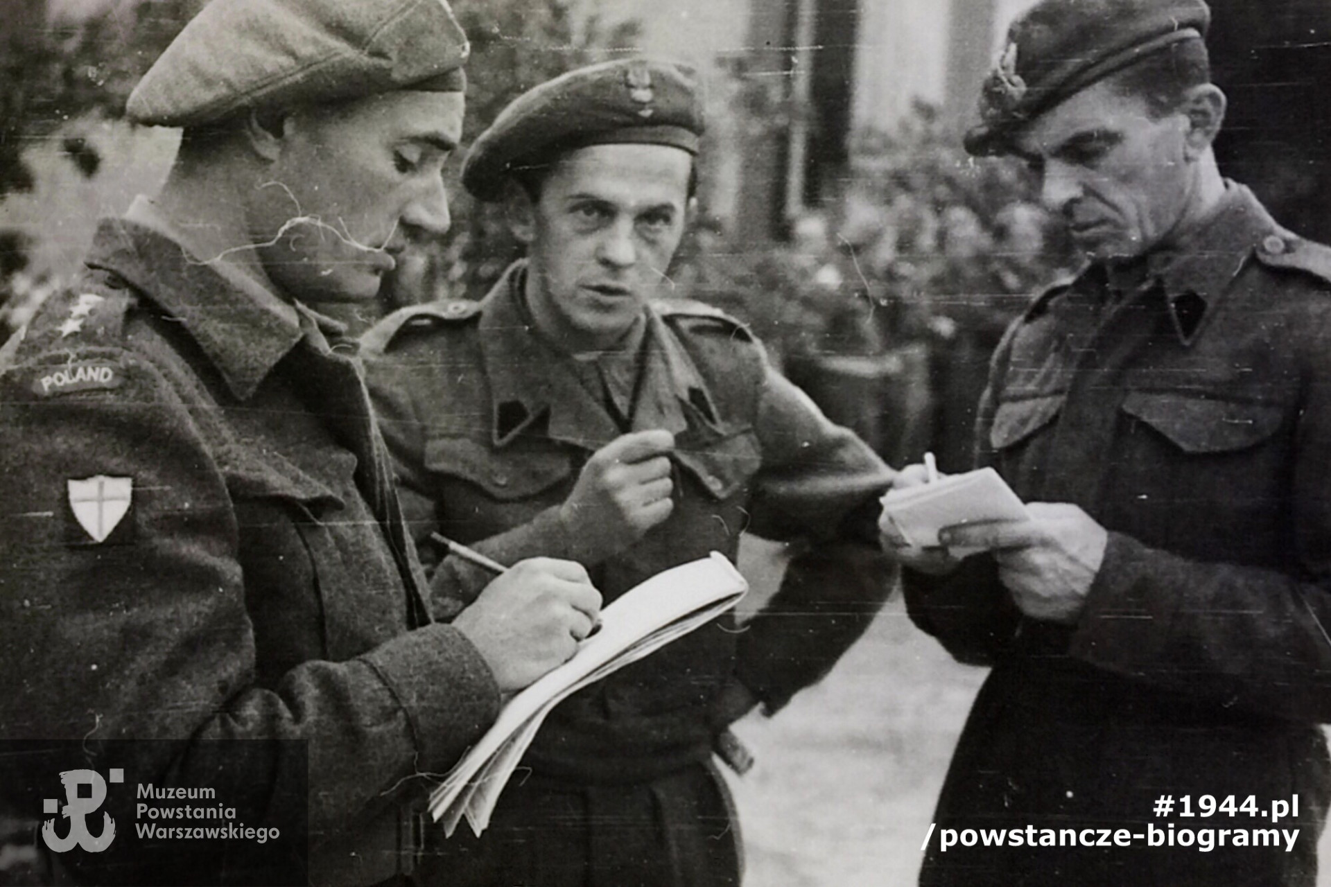 Józef Pszenny widoczny na zdjęciu po lewej stronie. Fot. z archiwum rodzinnego córki, udostępnione za pośrednictwem p. Ryszarda Malinowskiego