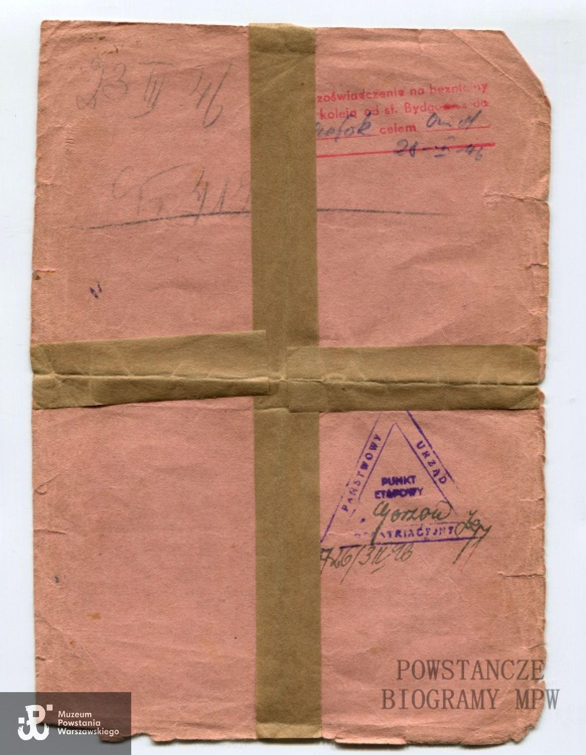 Zaświadczenie PUR. Z archiwum rodzinnego syna.