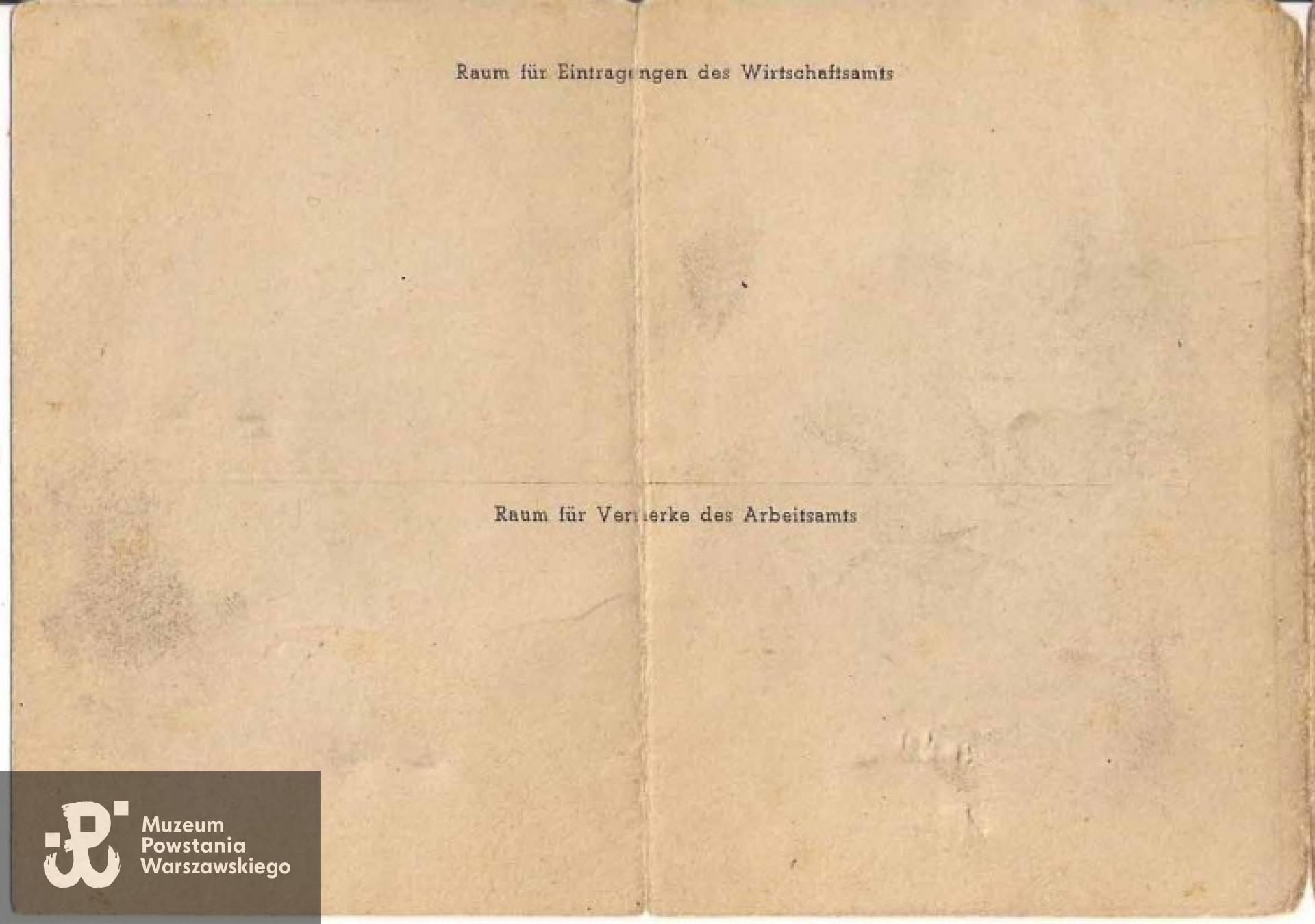 Anna Bichniewicz - Arbeitskarte z 24.10.1944 r.