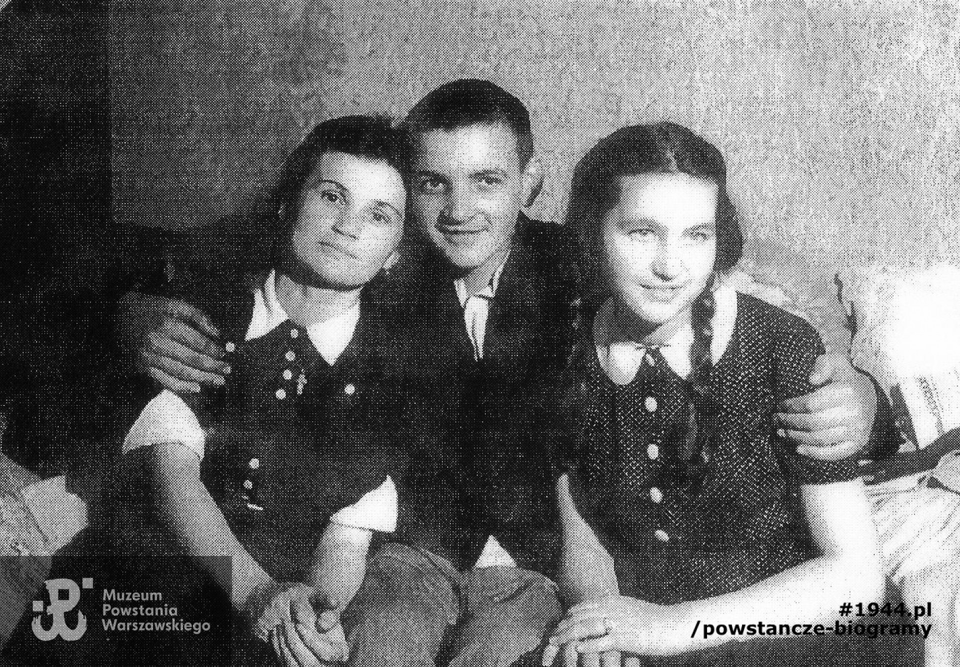 Od lewej Adela, Jerzy i Jadwiga Dutkiewiczowie. Fot. udostępniła p. Idalia Głodowska