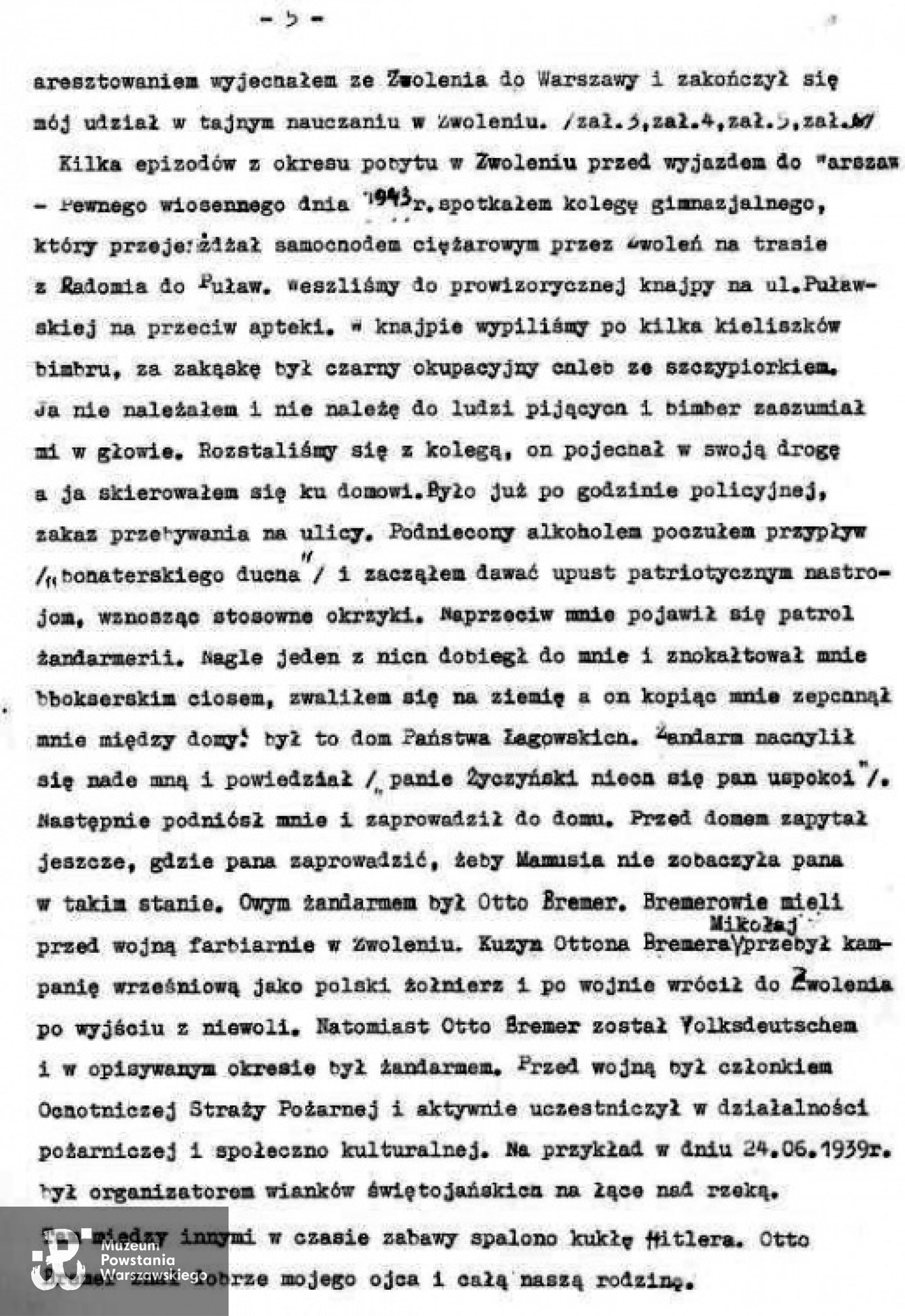 Wspomnienia Tadeusza Życzyńskiego - str 5