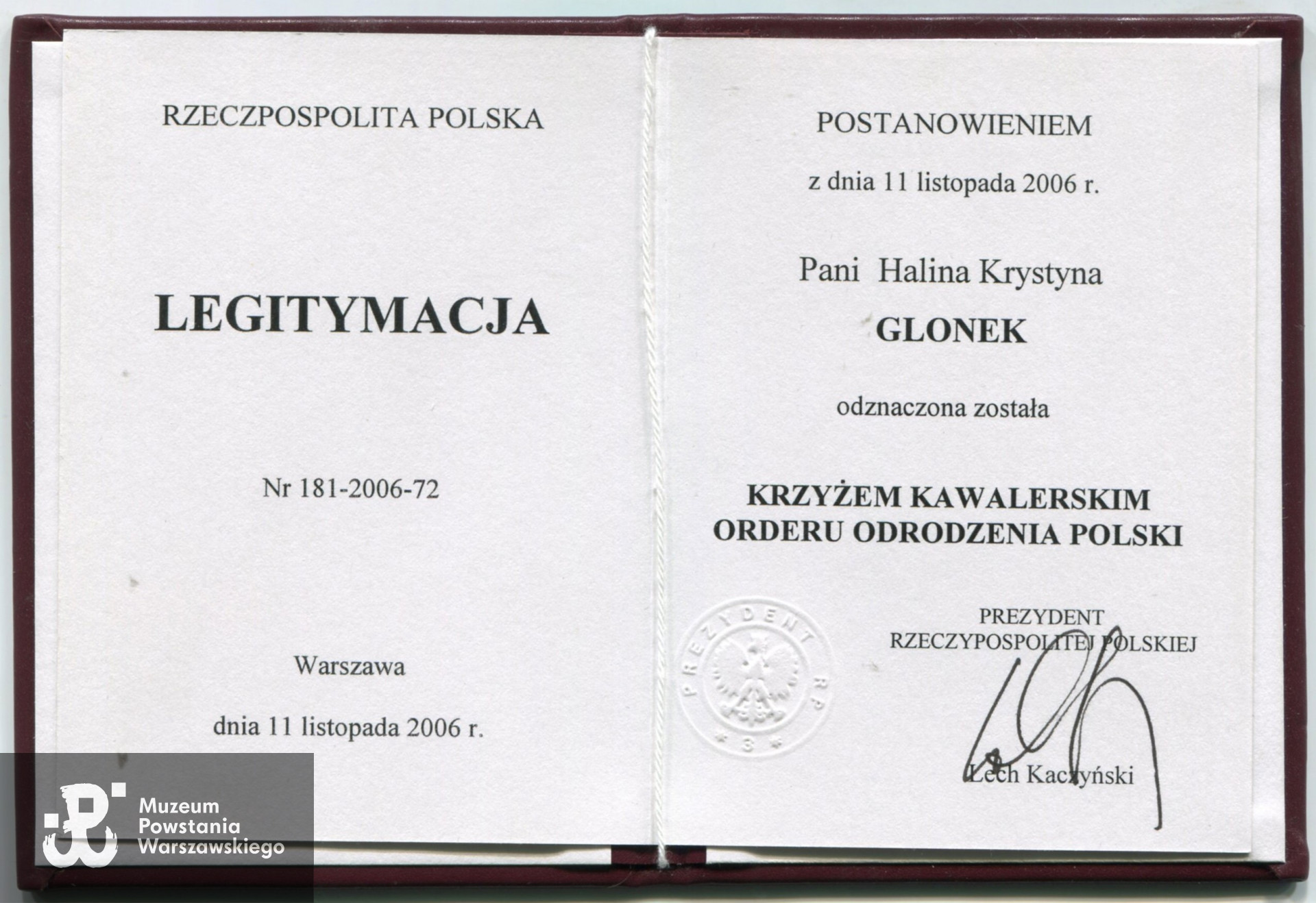 Fot. materiały do Słownika Uczestników PW - Pokój Kombatanta