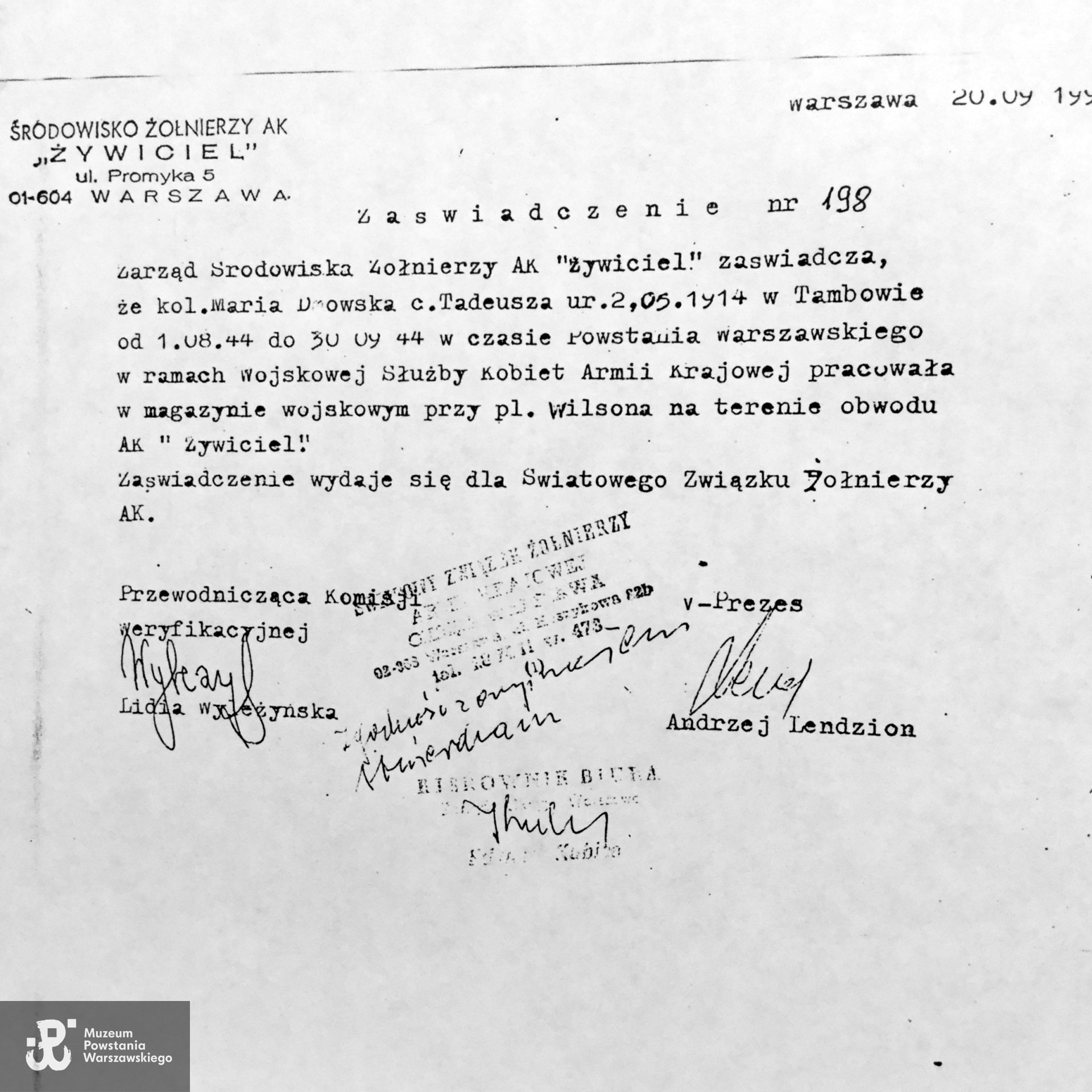 Skan - materiały do Słownika Biograficznego Uczestników PW, kwerenda AAN