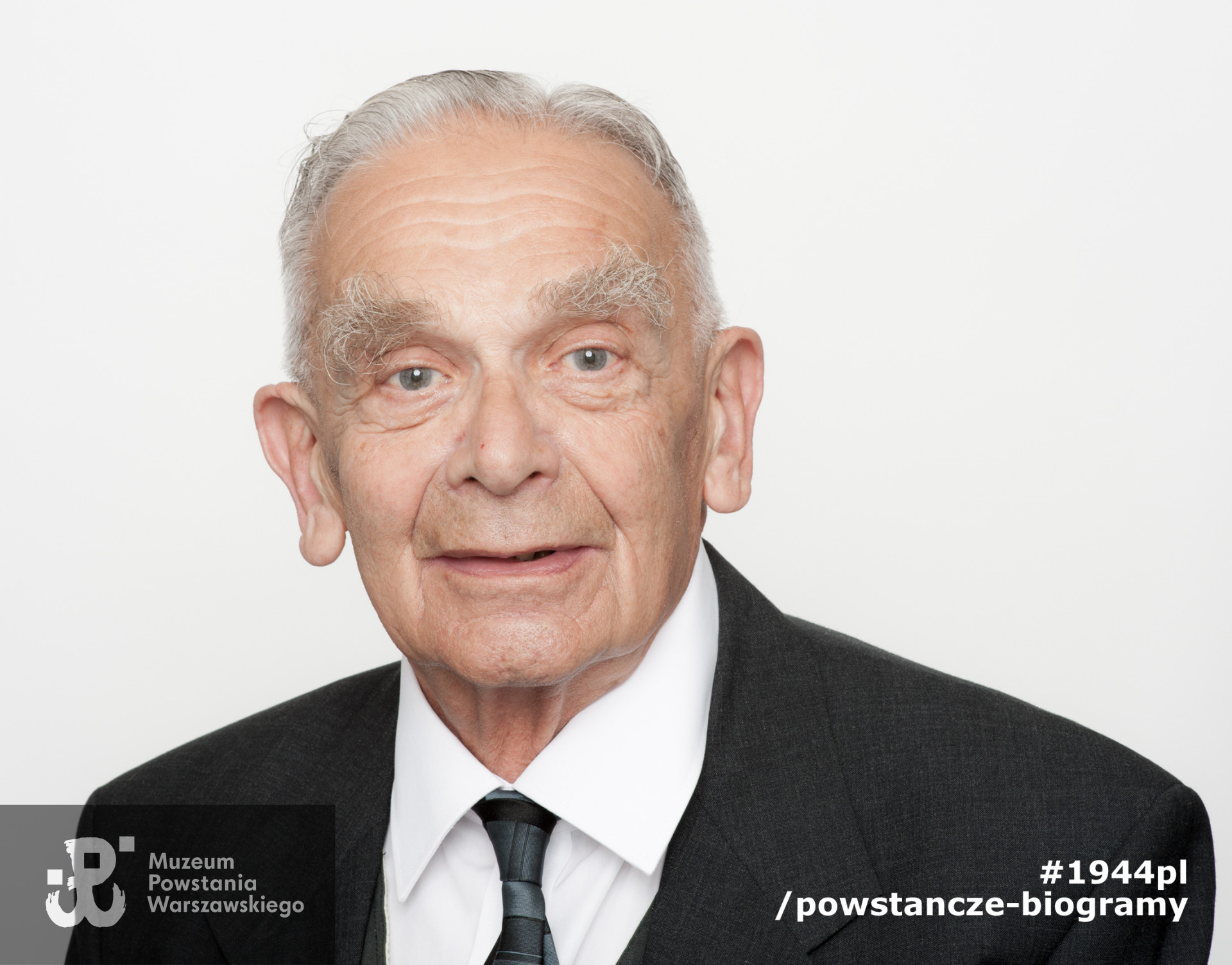 Zdjęcie z serii portretów Powstańców Warszawskich wykonanych w ramach projektu "1944/70/2014" realizowanego przez grupę WWPHOTO dla uczczenia 70. rocznicy wybuchu Powstania Warszawskiego. Muzeum Powstania Warszawskiego, 22.07-04.08 2013.