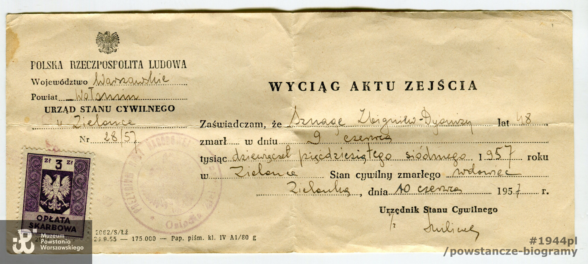   Z archiwum rodzinnego p. Marka Sznage