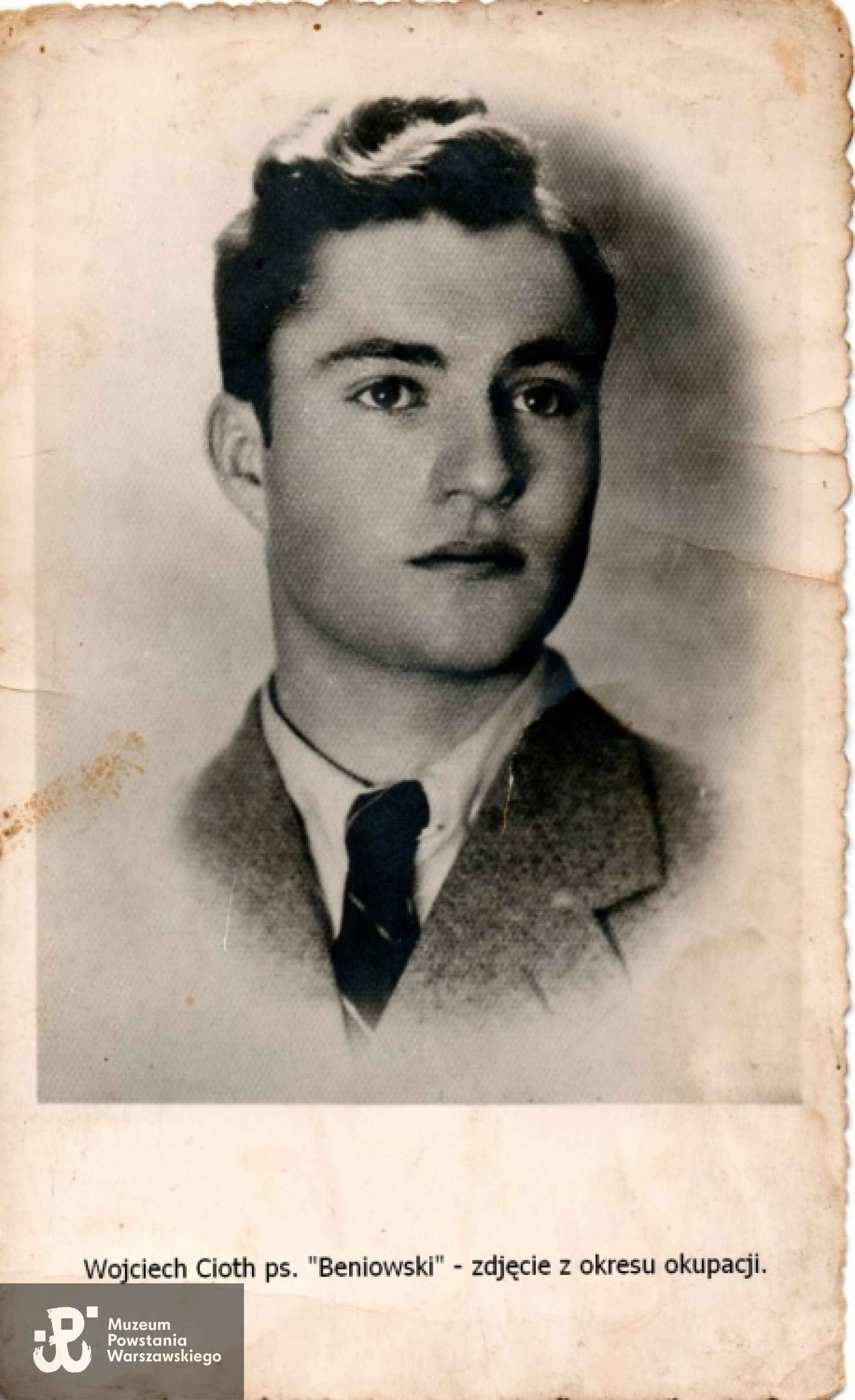 Wojciech Cioth "Beniowski" (1924-1944)  Fot. archiwum rodzinne Elżbiety Cioth