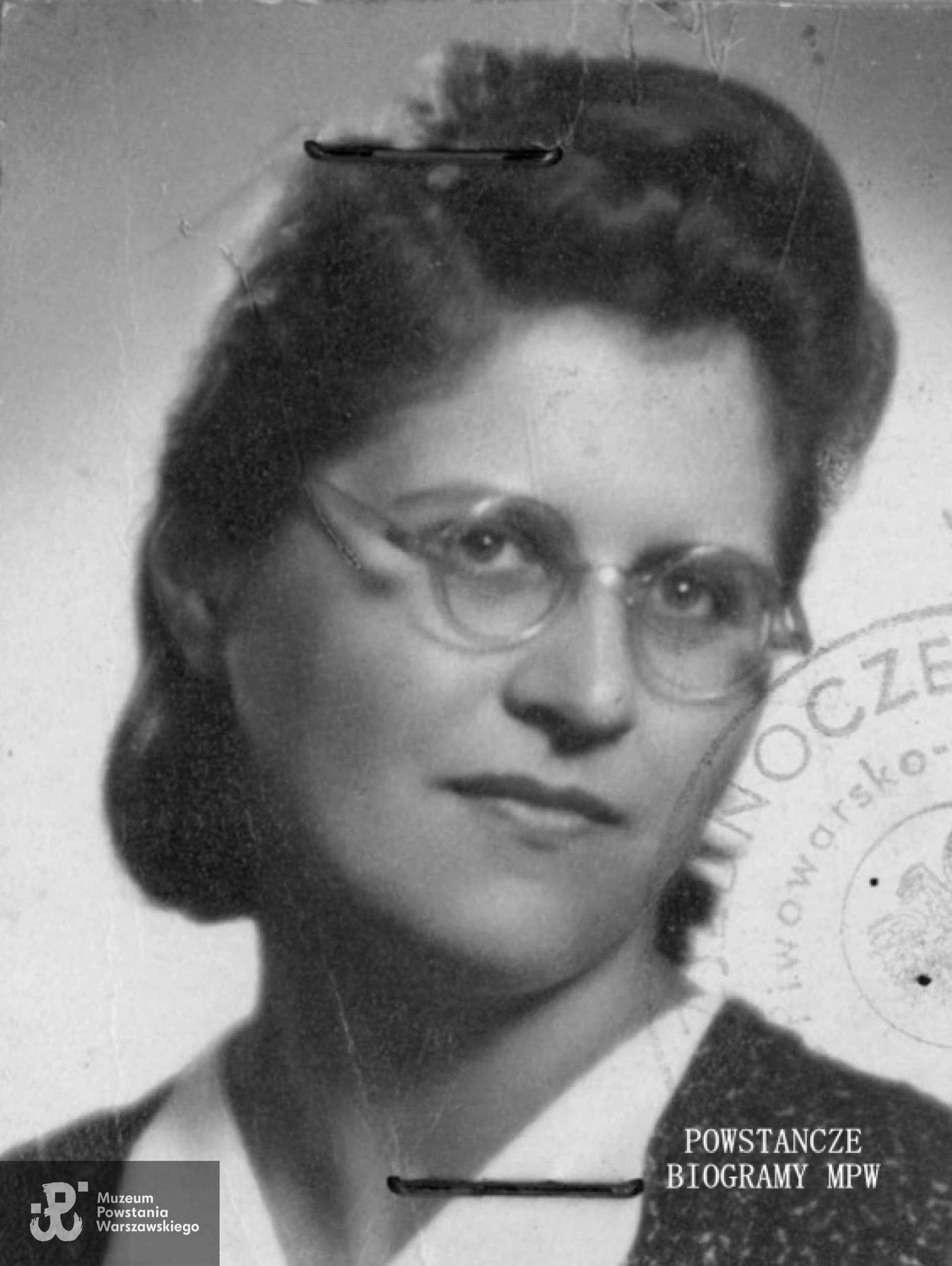 Krystyna Malawska - Dering - 1946 r. Fot. z archiwum rodzinnego Jakuba Deringa