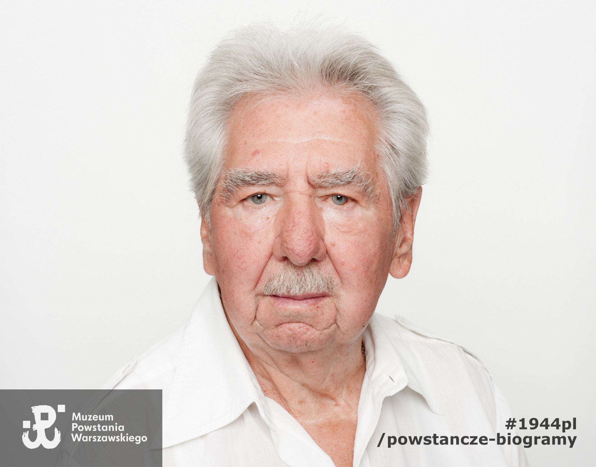 Zdjęcie z serii portretów Powstańców Warszawskich w ramach projektu "1944/70/2014" realizowanego przez grupę WWPHOTO dla uczczenia 70. rocznicy wybuchu Powstania Warszawskiego. Muzeum Powstania Warszawskiego, 22.07-04.08 2013.