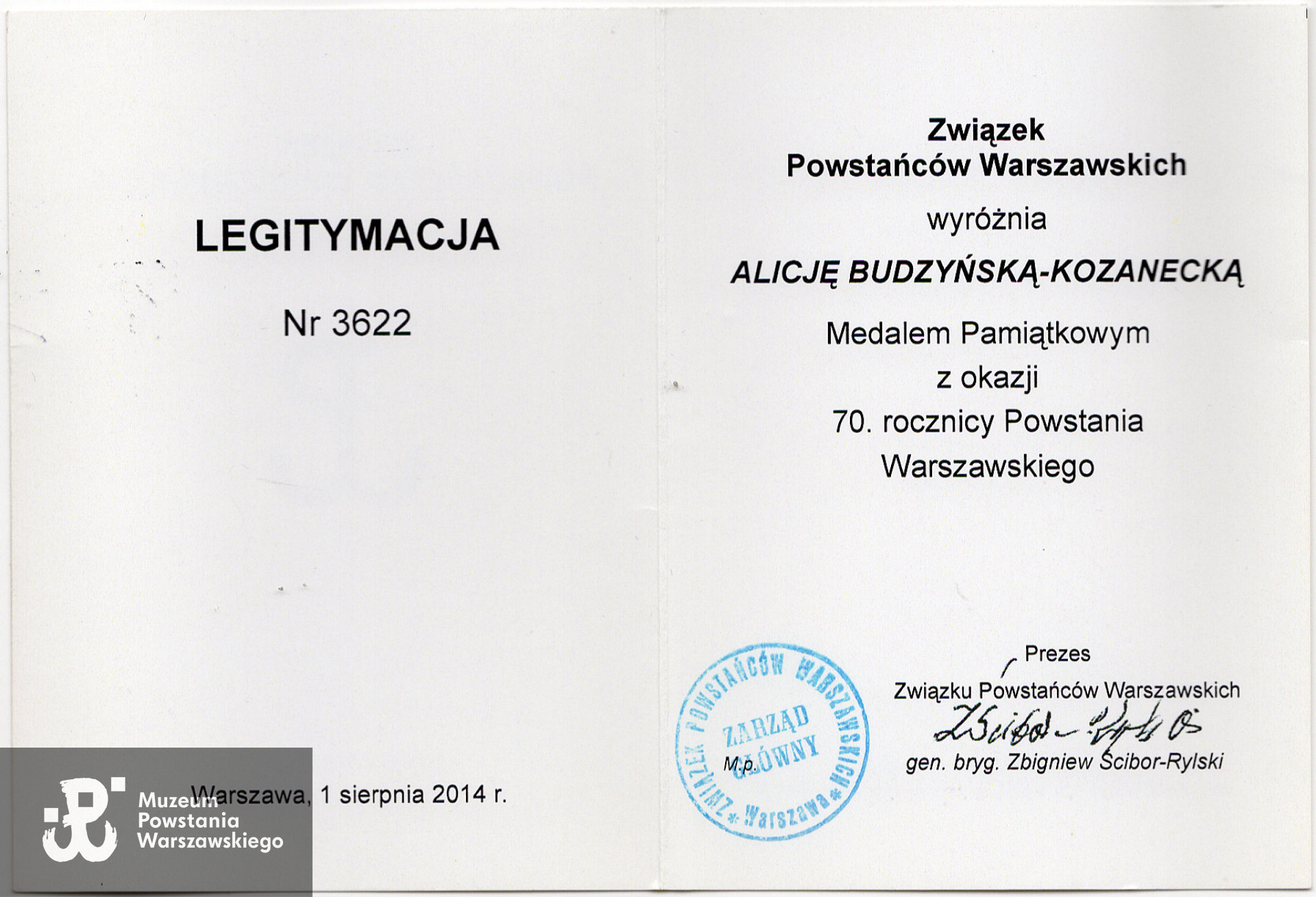 Ze zbiorów rodzinnych p. Alicji Budzyńskiej - Kozaneckiej 