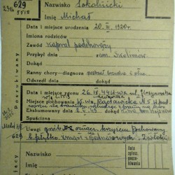 Polski Czerwony Krzyż - kartoteka