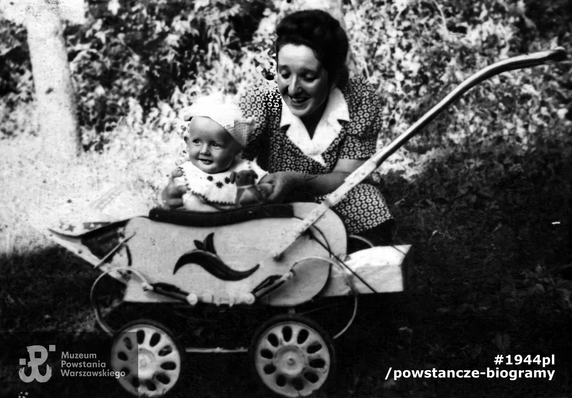 Stanisława Rudnicka z synem Markiem, VI - VIII 1948