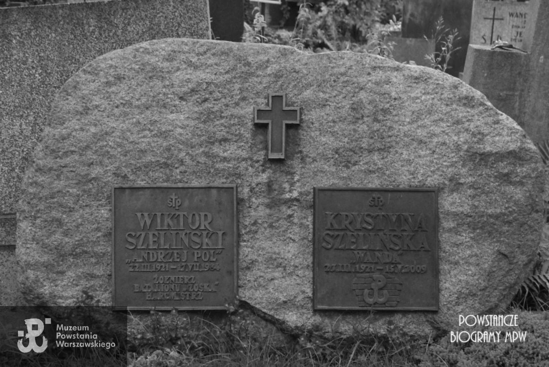 Grób harcmistrza Wiktora Szelińskiego na Cmentarzu ewangelicko-augsburskim w Warszawie