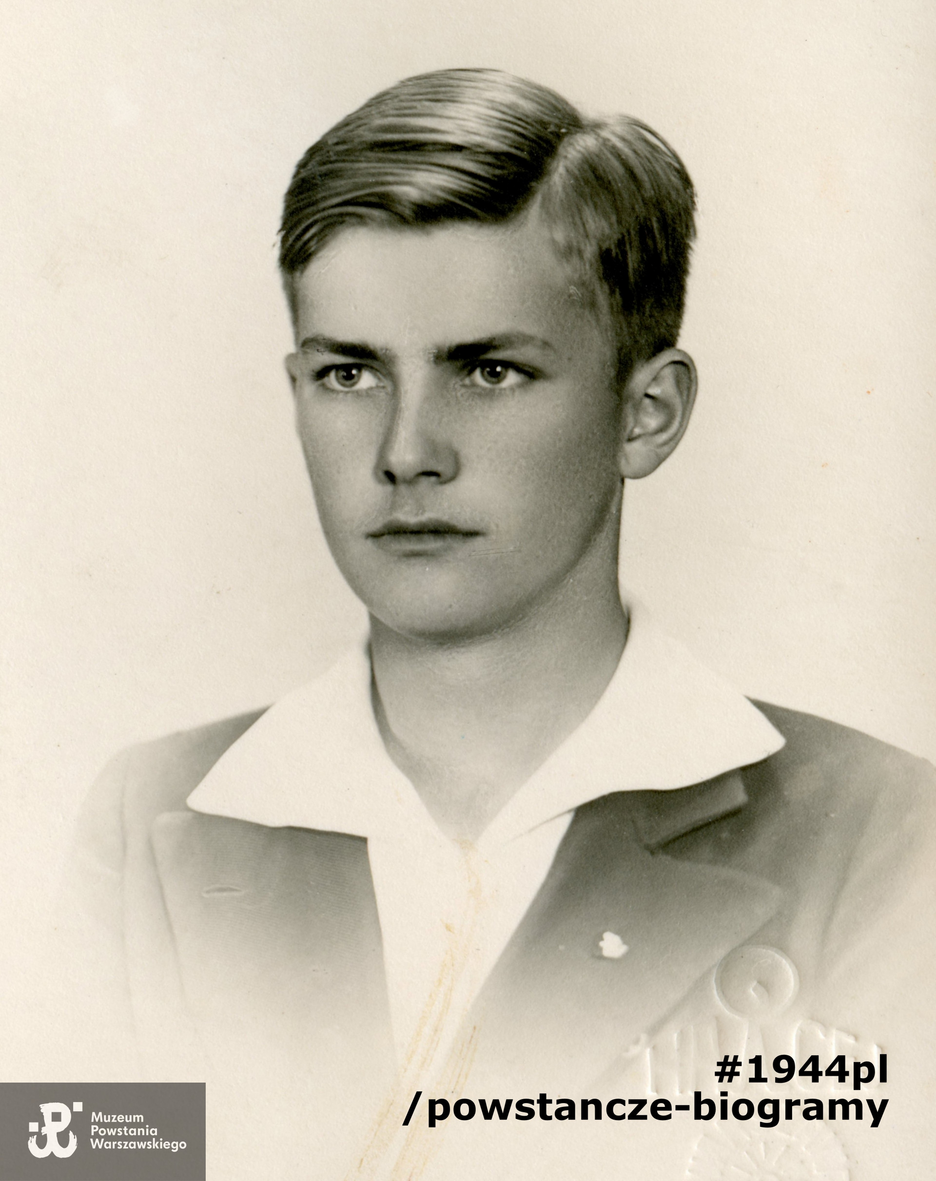 st. strzelec Zbigniew Złotnicki "Ketling". Fot. ze zbiorów prywatnych p. Lecha Sedlaczka ps. Hak
