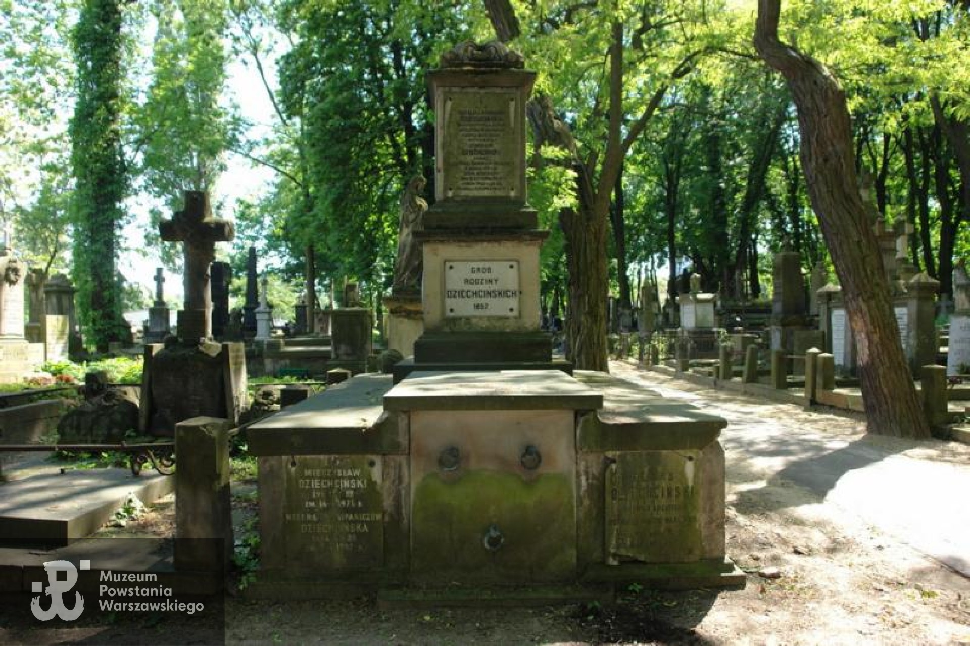 Cmentarz Powązkowski w Warszawie (Stare Powązki), Kwatera  156, rząd 6, miejsce 1-3