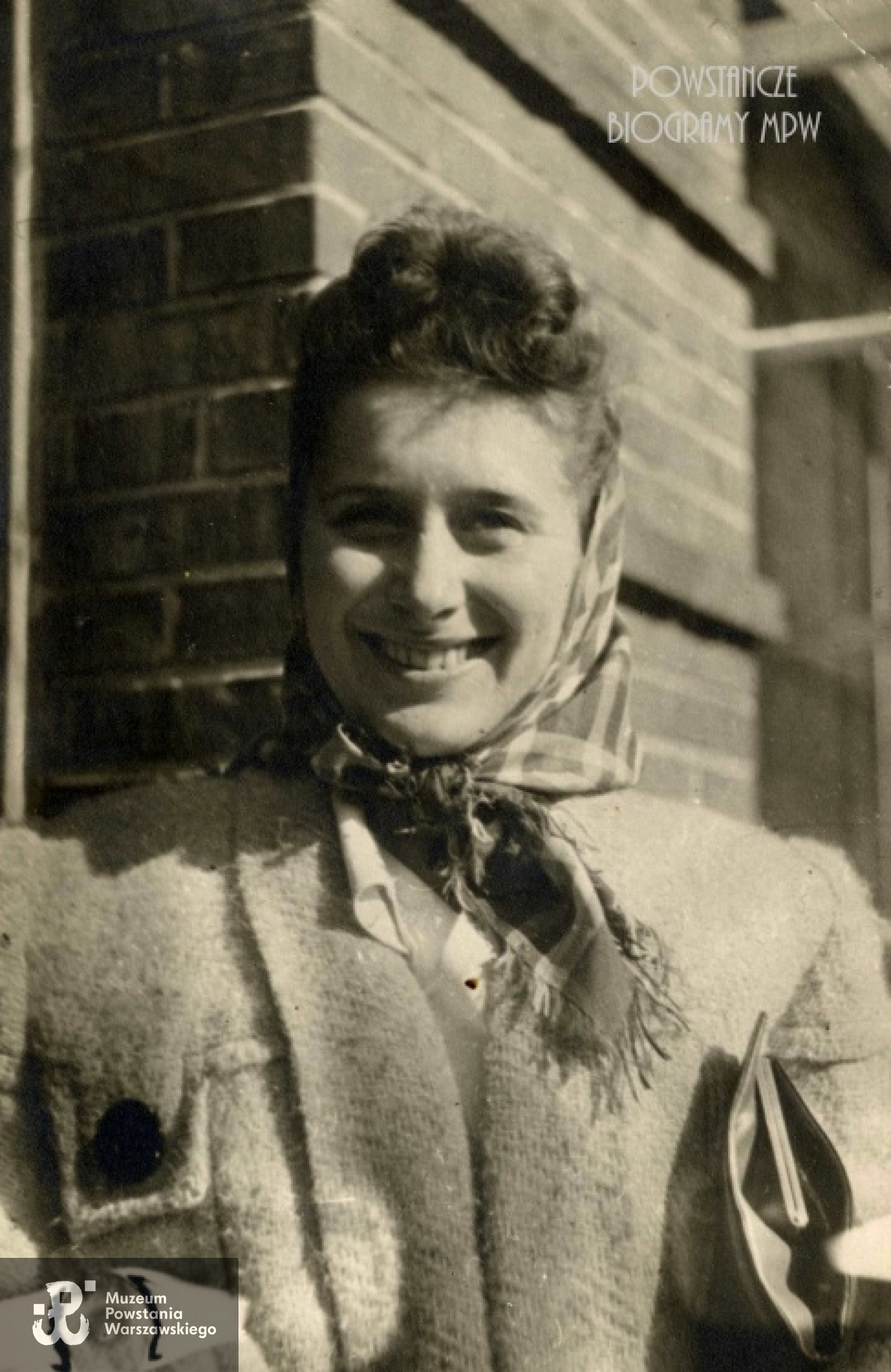 Danuta Maria Staniecka "Danka". Zdjęcie datowane 27.11.1946 roku. Fot. z archiwum rodzinnego Doroty Zolich.