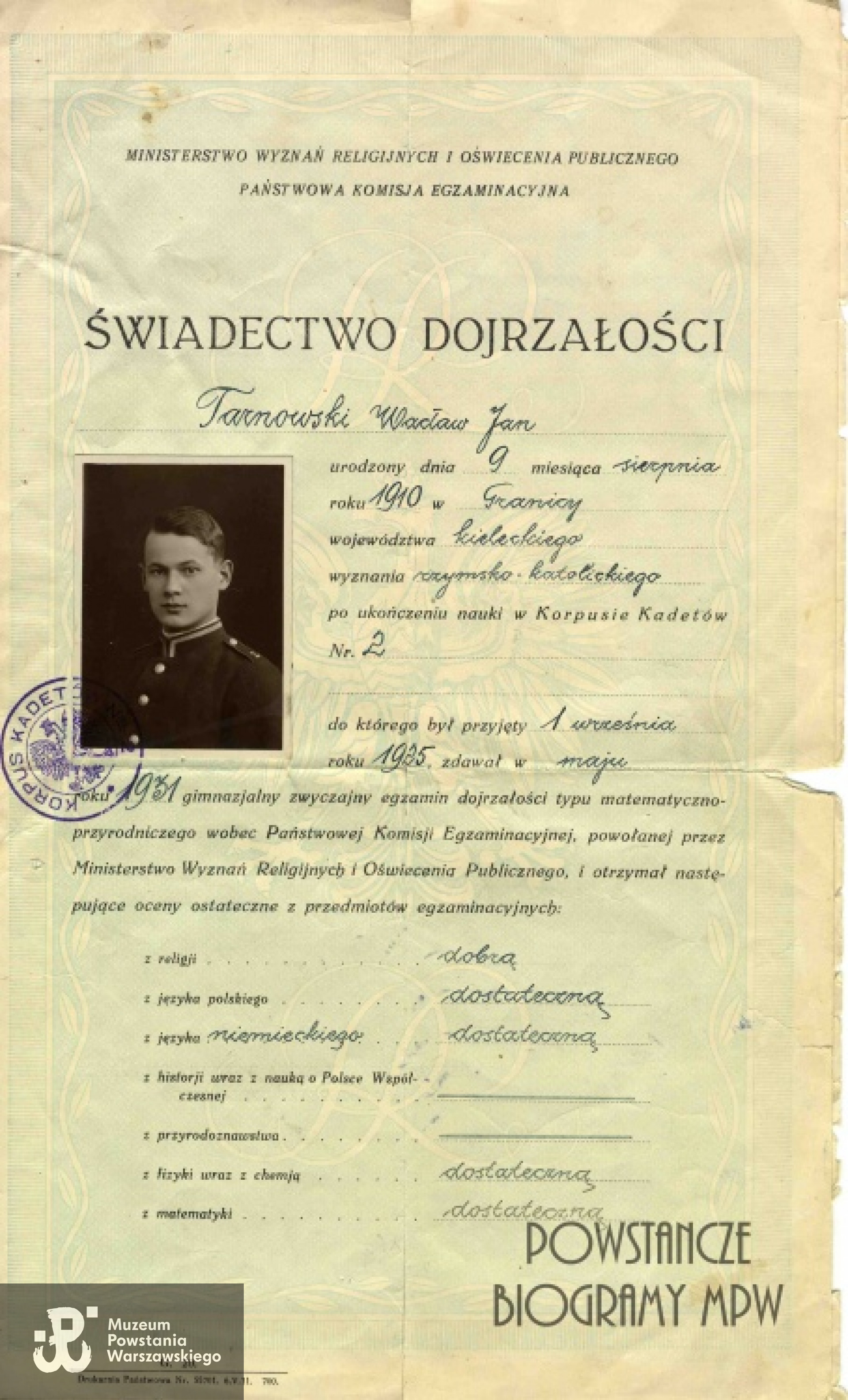 Ze zbiorów Muzeum Powstania Warszawskiego, sygn. P/2028