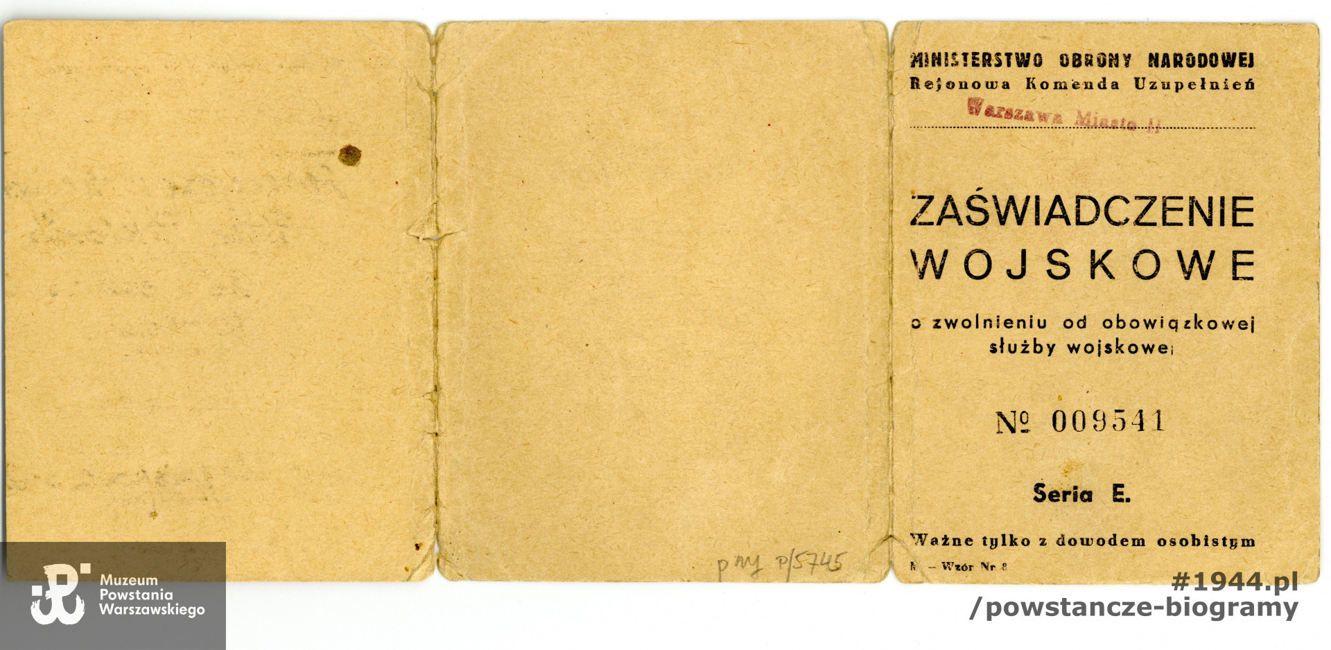 Ze zbiorów Muzeum Powstania Warszawskiego, sygn.  P/5745/07