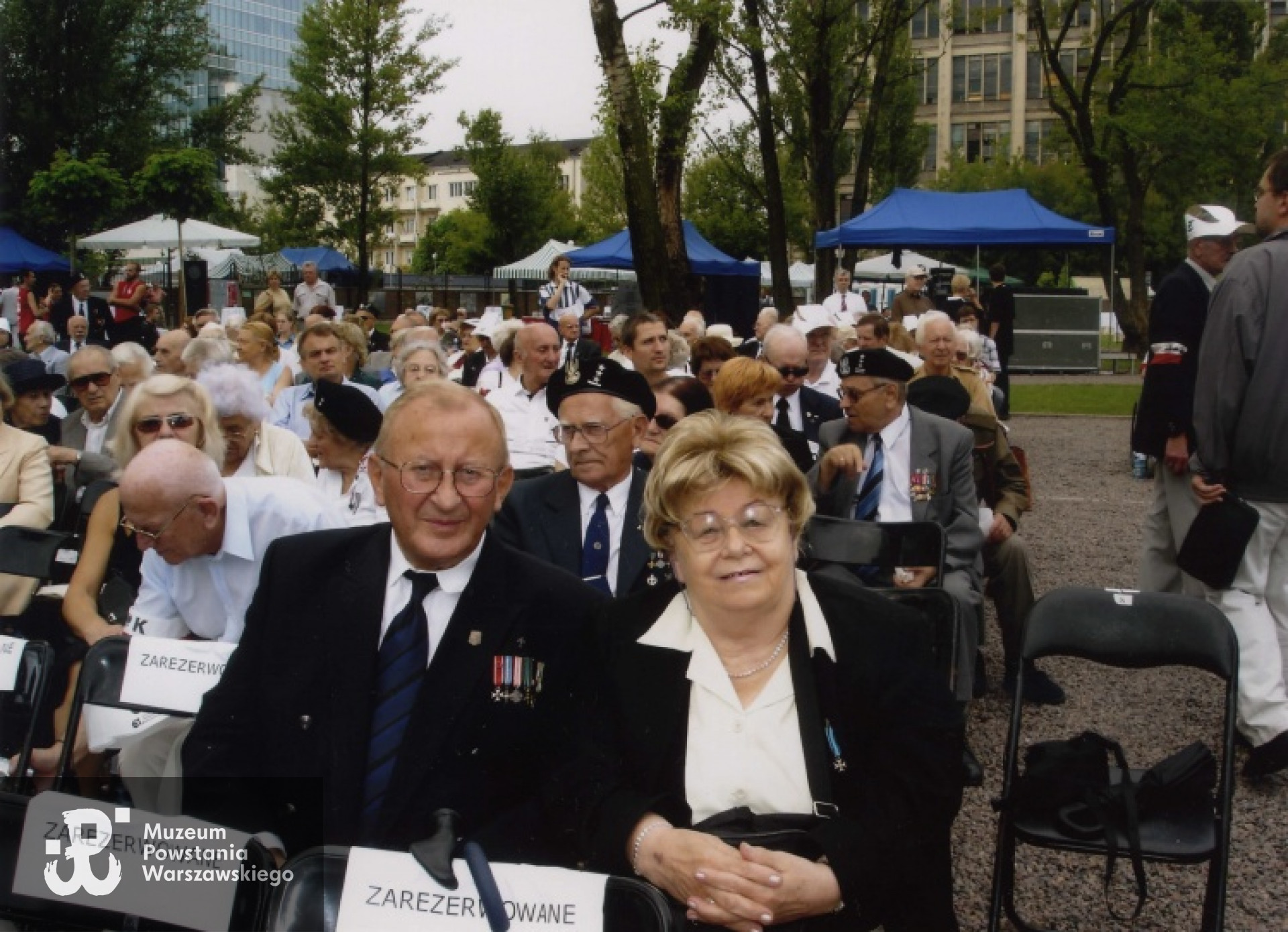 Z Marią Stypułkowską-Chojecką ps. "Kama" Fot. ze zbiorów Sławomira Pocztarskiego ps. "Bóbr"