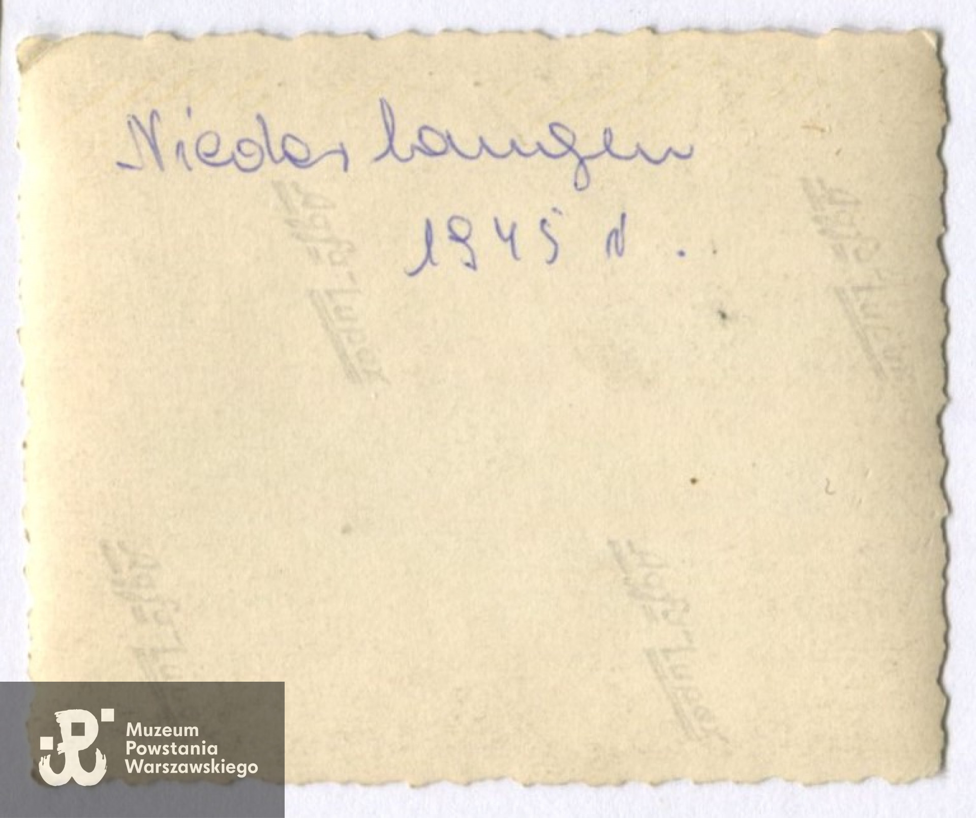 Fot. z archiwum rodzinnego p. Marii Elżbiety Dembek z d. Zapart, udostępnił syn, p. Roman Dembek